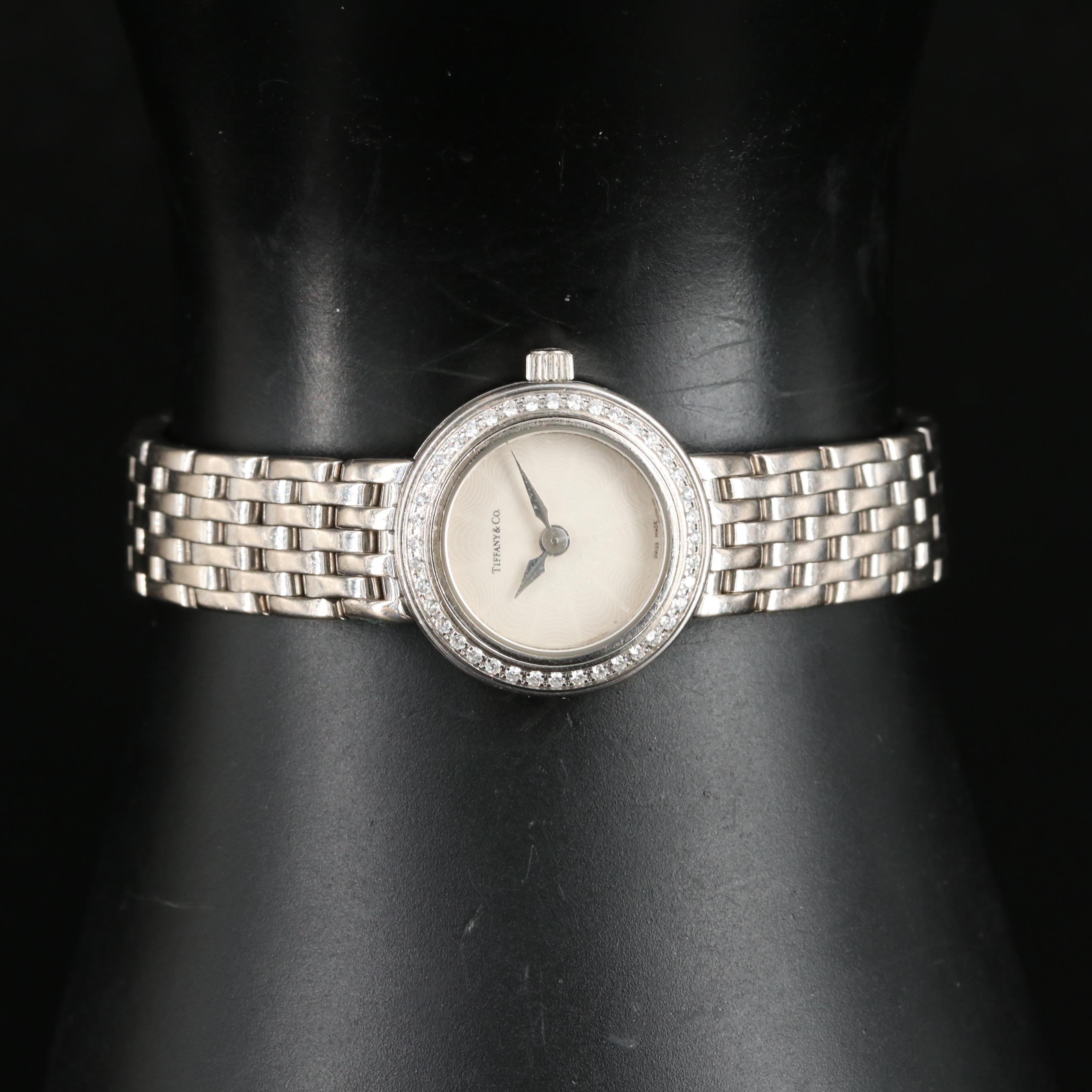 18K Tiffany & Co. Diamond Watch