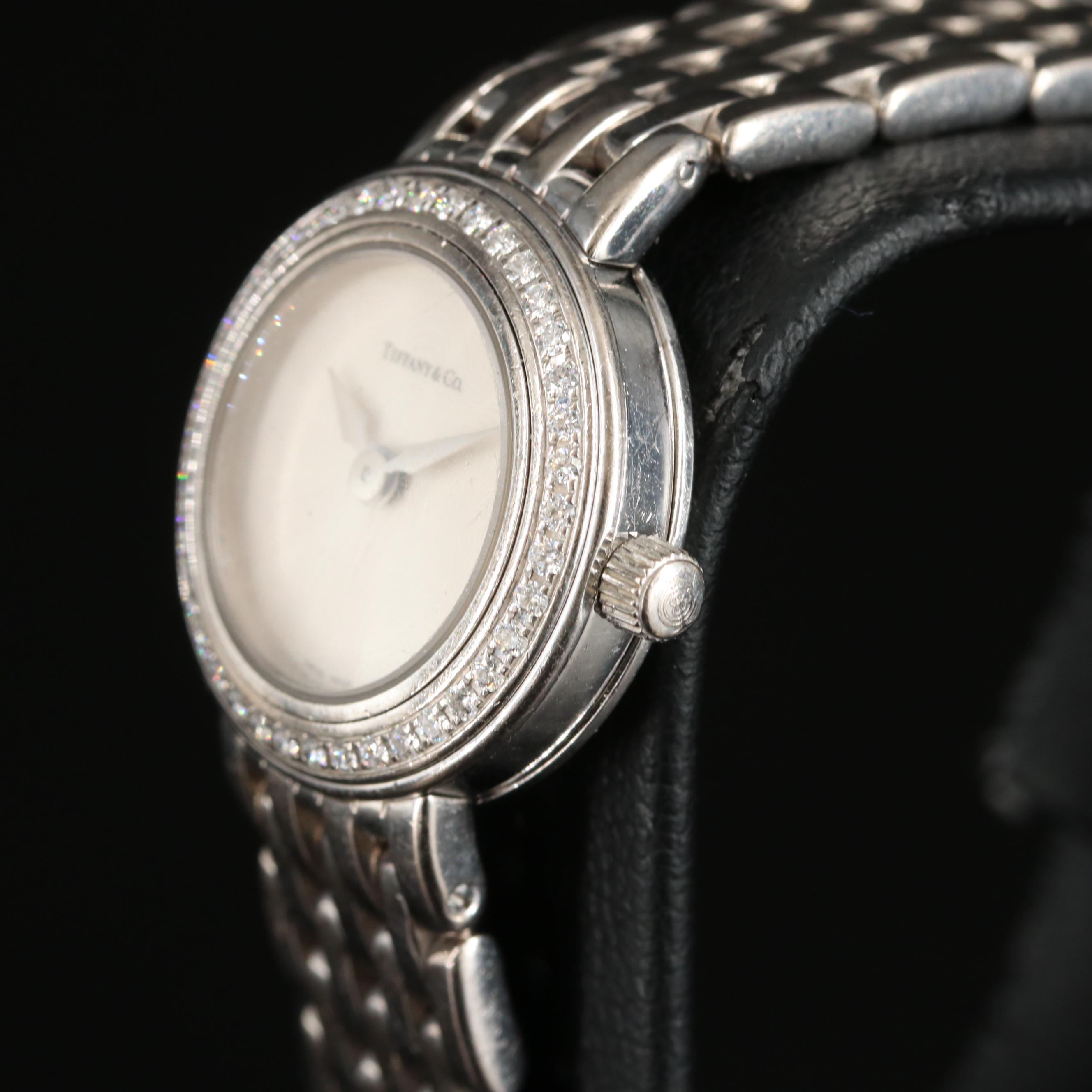 18K Tiffany & Co. Diamond Watch