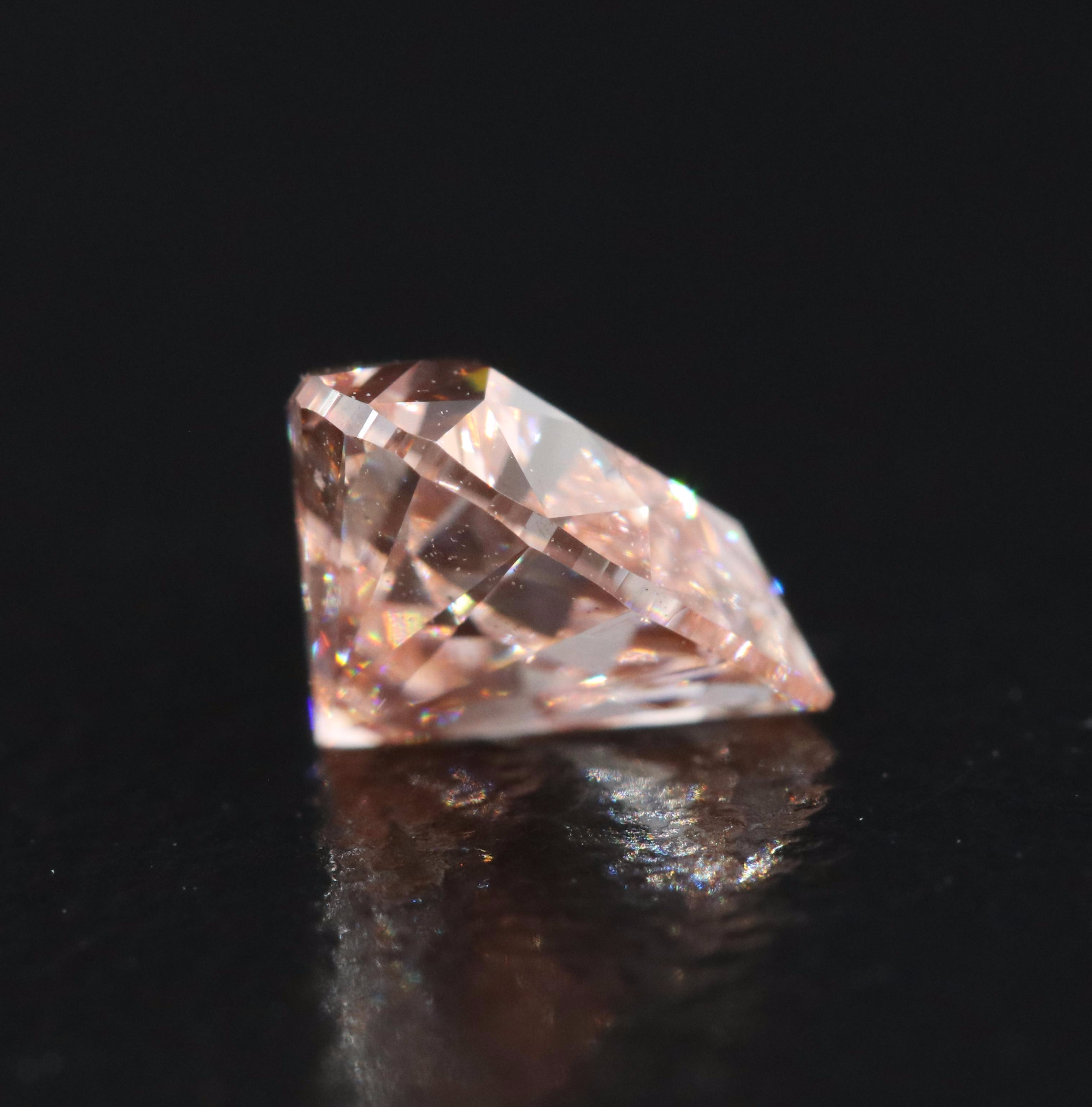 Loose 1.02 CT Fancy Pink Diamond