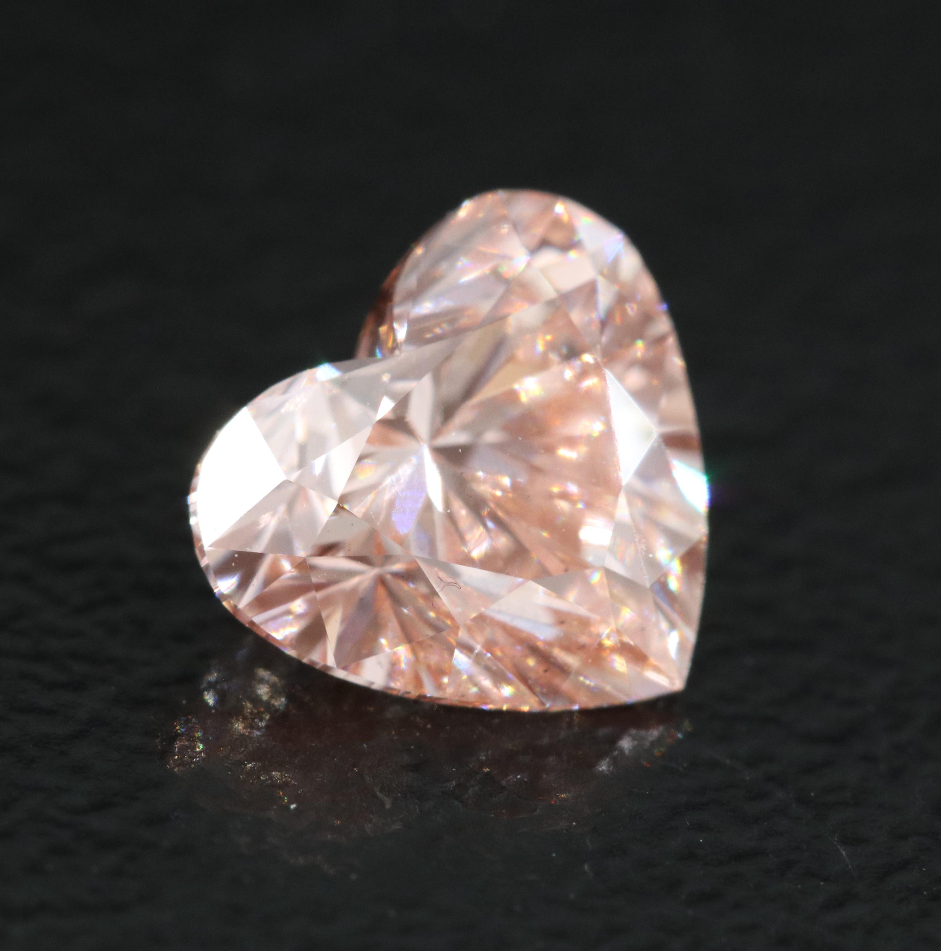 Loose 1.02 CT Fancy Pink Diamond