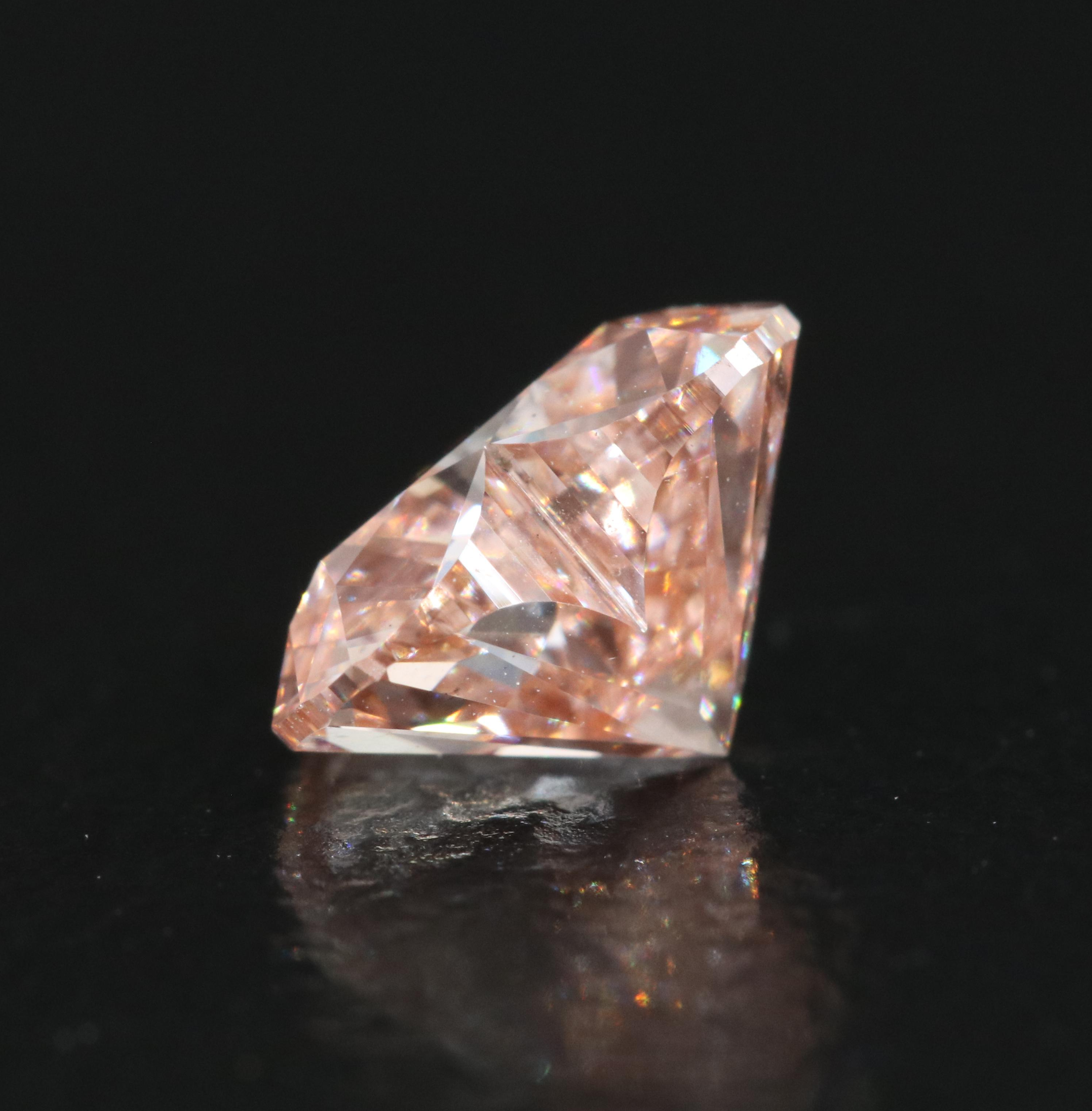 Loose 1.02 CT Fancy Pink Diamond