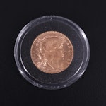1908 France 20 Francs Gold Coin