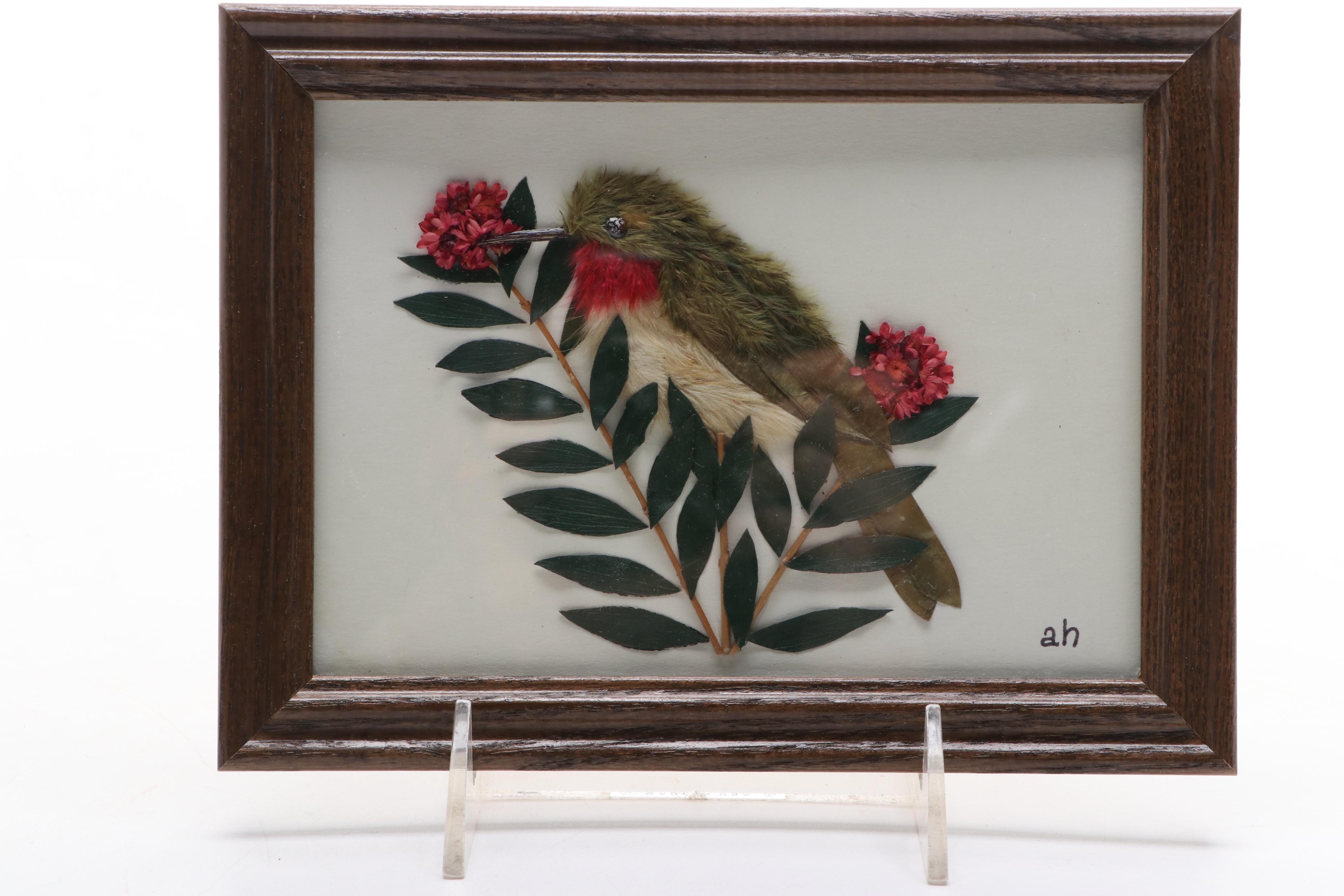 Simeonie Kavik Aventurine Hawk Figurine with Ceramic Bowl and Wall Hanging