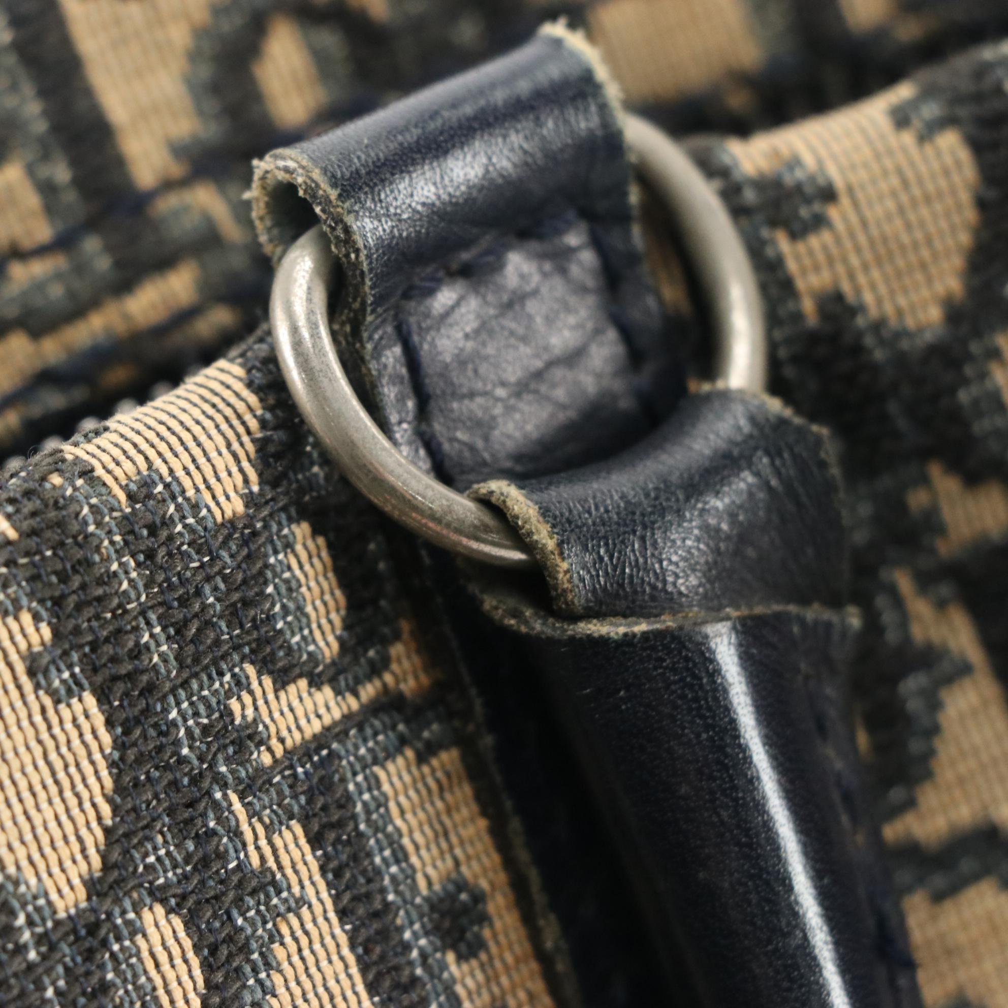 Christian Dior Boston Bag in Dior Oblique Canvas with Leather Trim