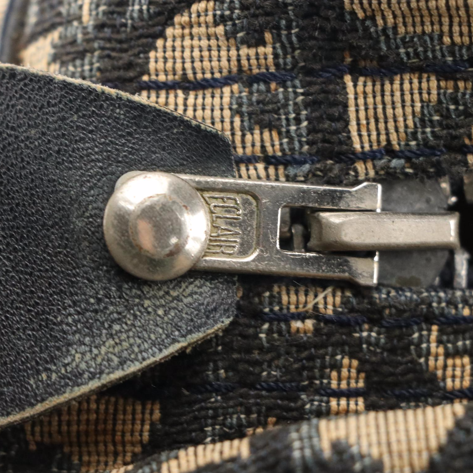 Christian Dior Boston Bag in Dior Oblique Canvas with Leather Trim