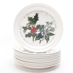 Portmeiron "The Holly & the Ivy" Ceramic Dinner Plates