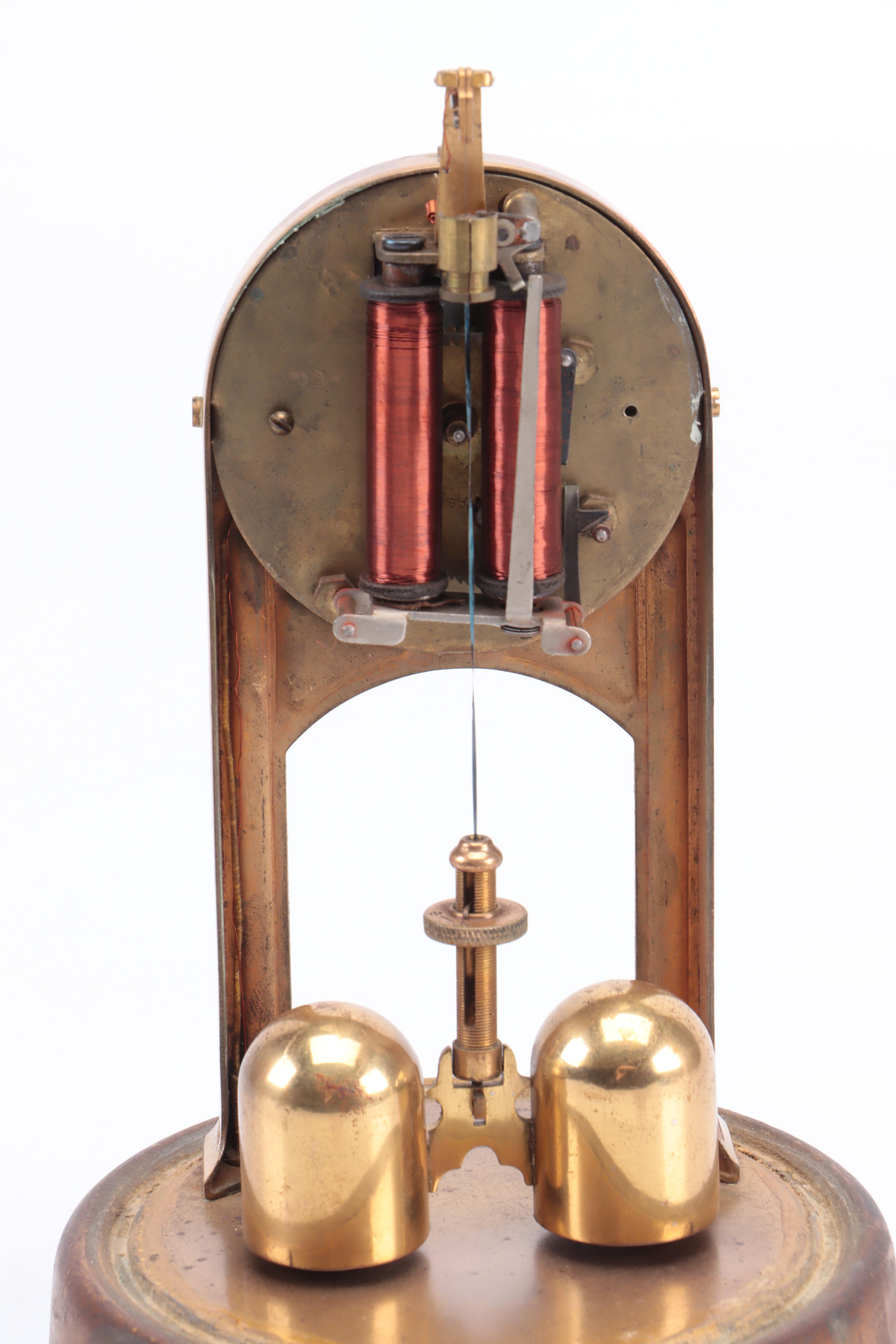 Tiffany Never-Wind Electric Torsion Anniversary Clock