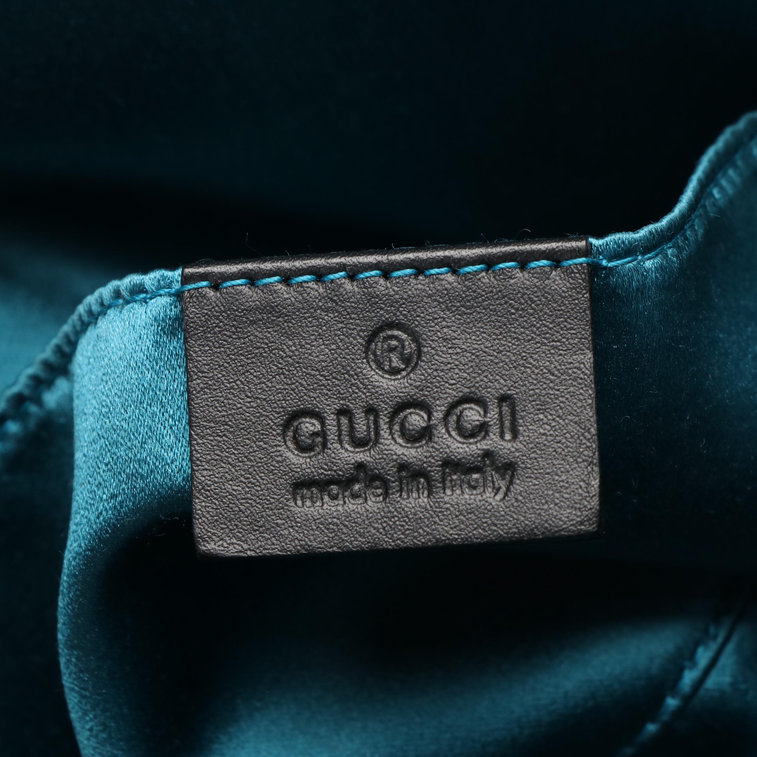 Gucci Ophidia Suede Dome Shoulder Bag