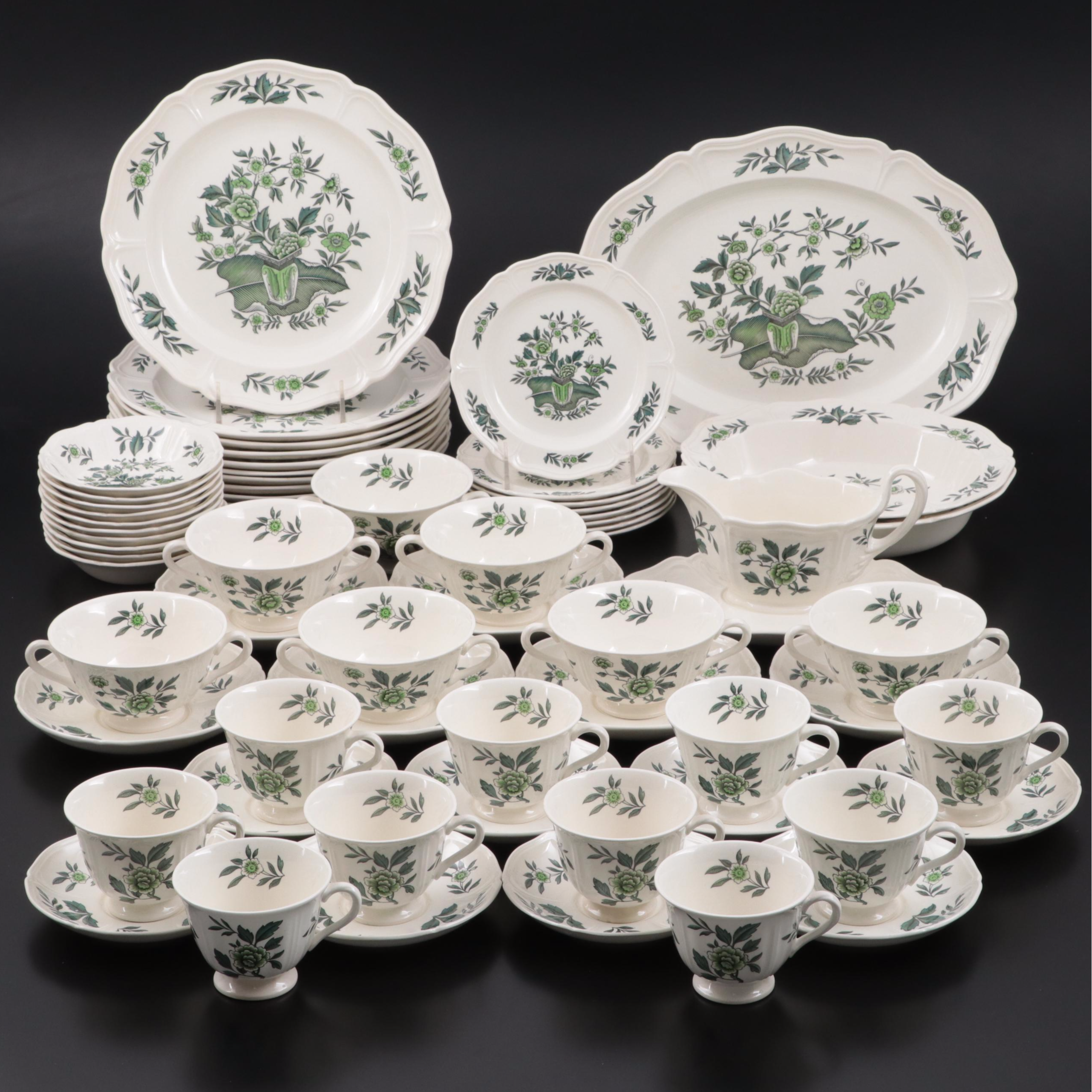 Wedgwood "Green Leaf" Dinnerware, 1949-1957