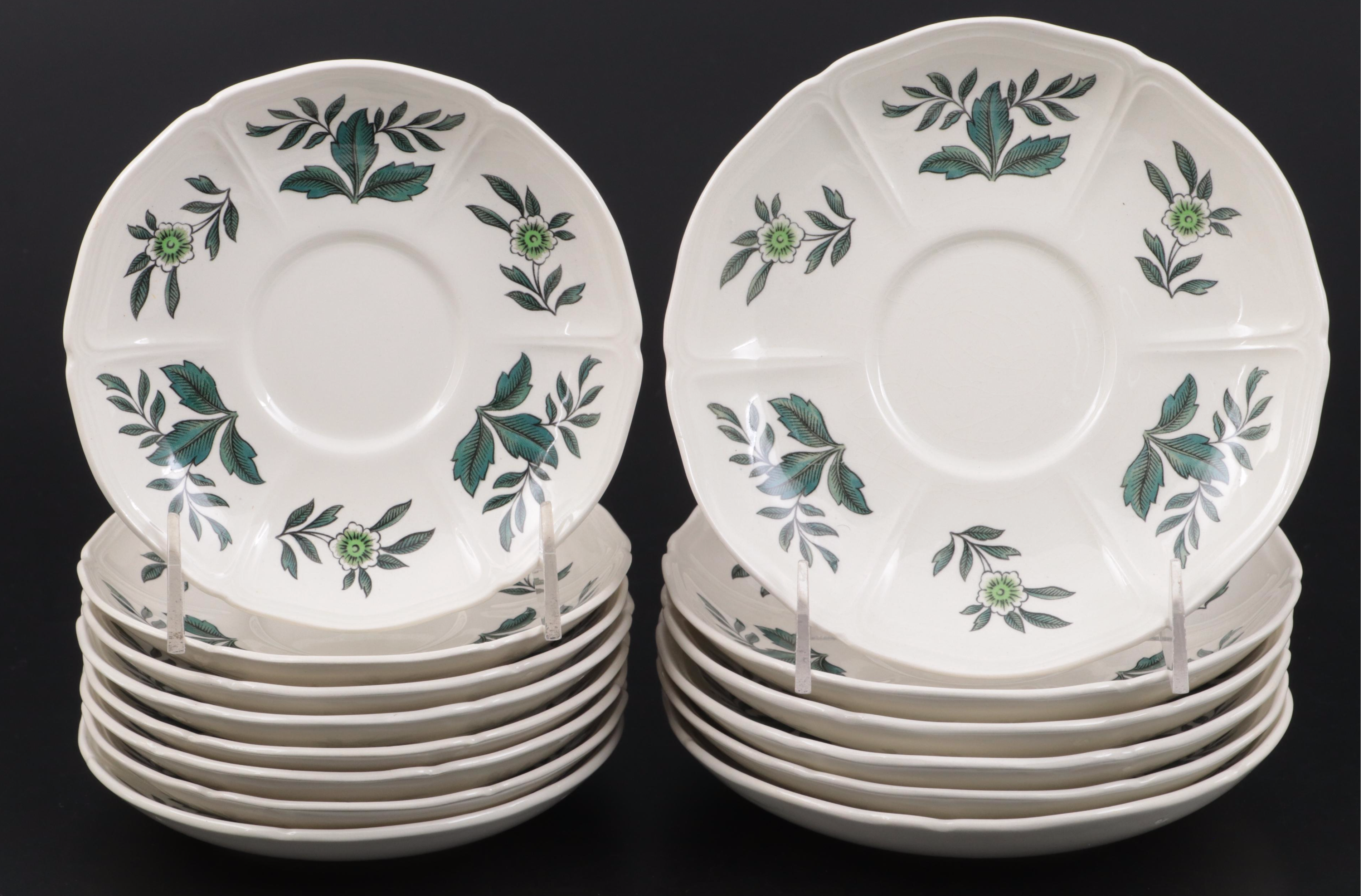 Wedgwood "Green Leaf" Dinnerware, 1949-1957