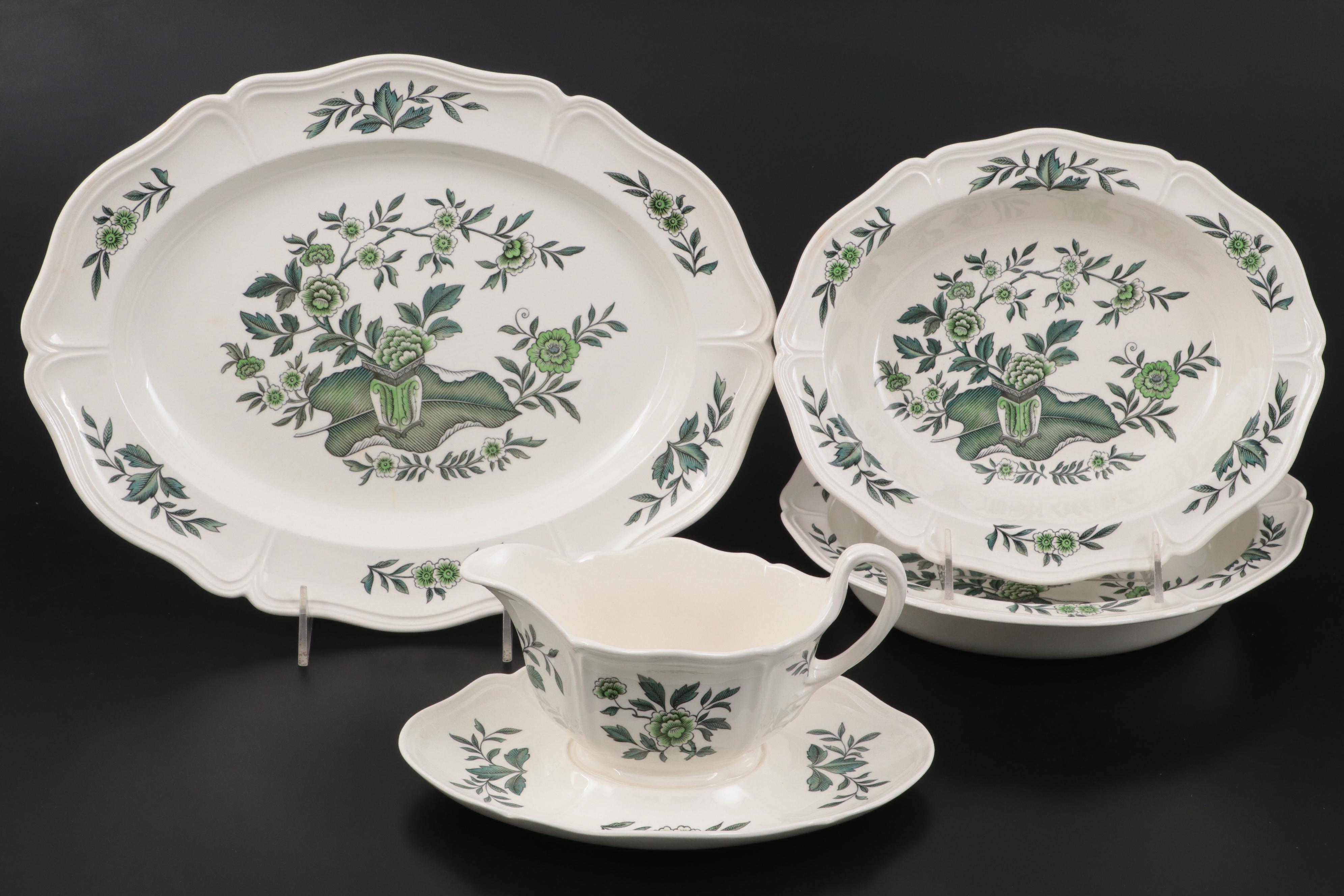 Wedgwood "Green Leaf" Dinnerware, 1949-1957