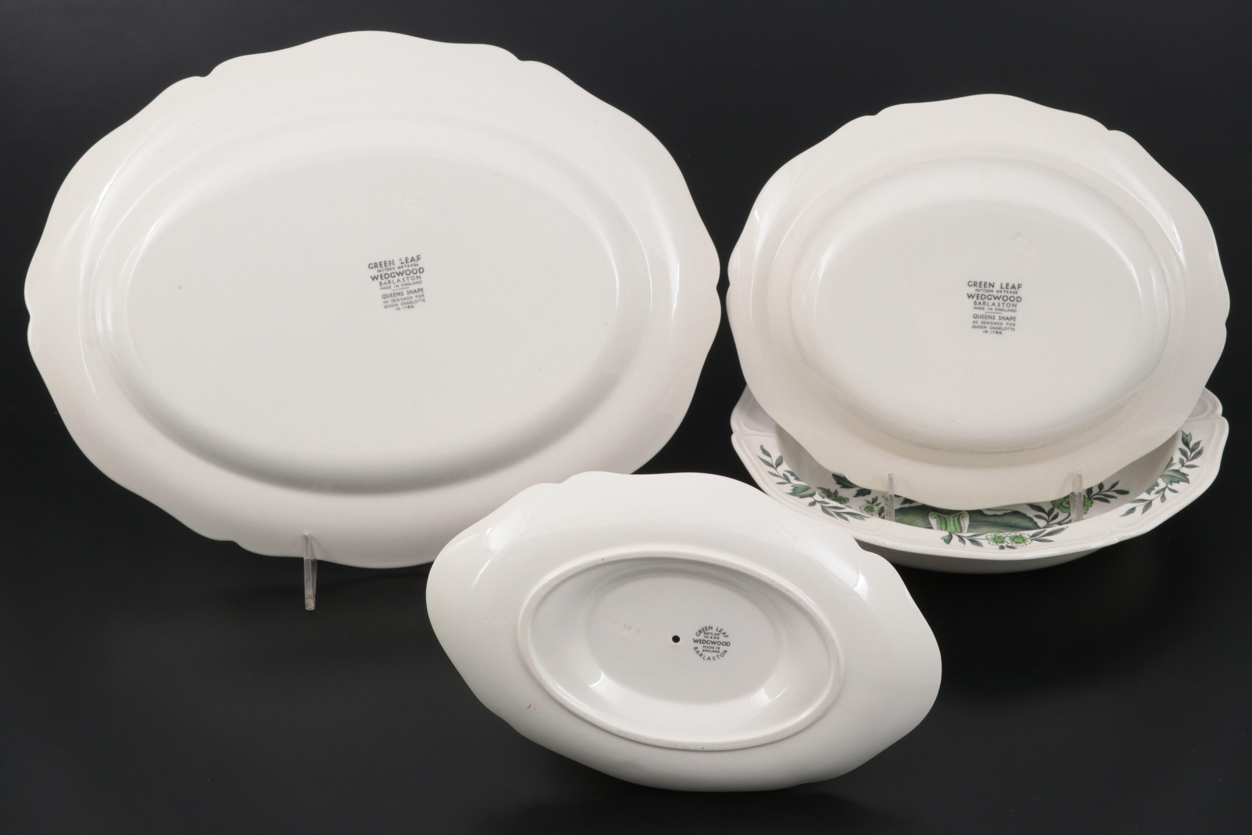 Wedgwood "Green Leaf" Dinnerware, 1949-1957