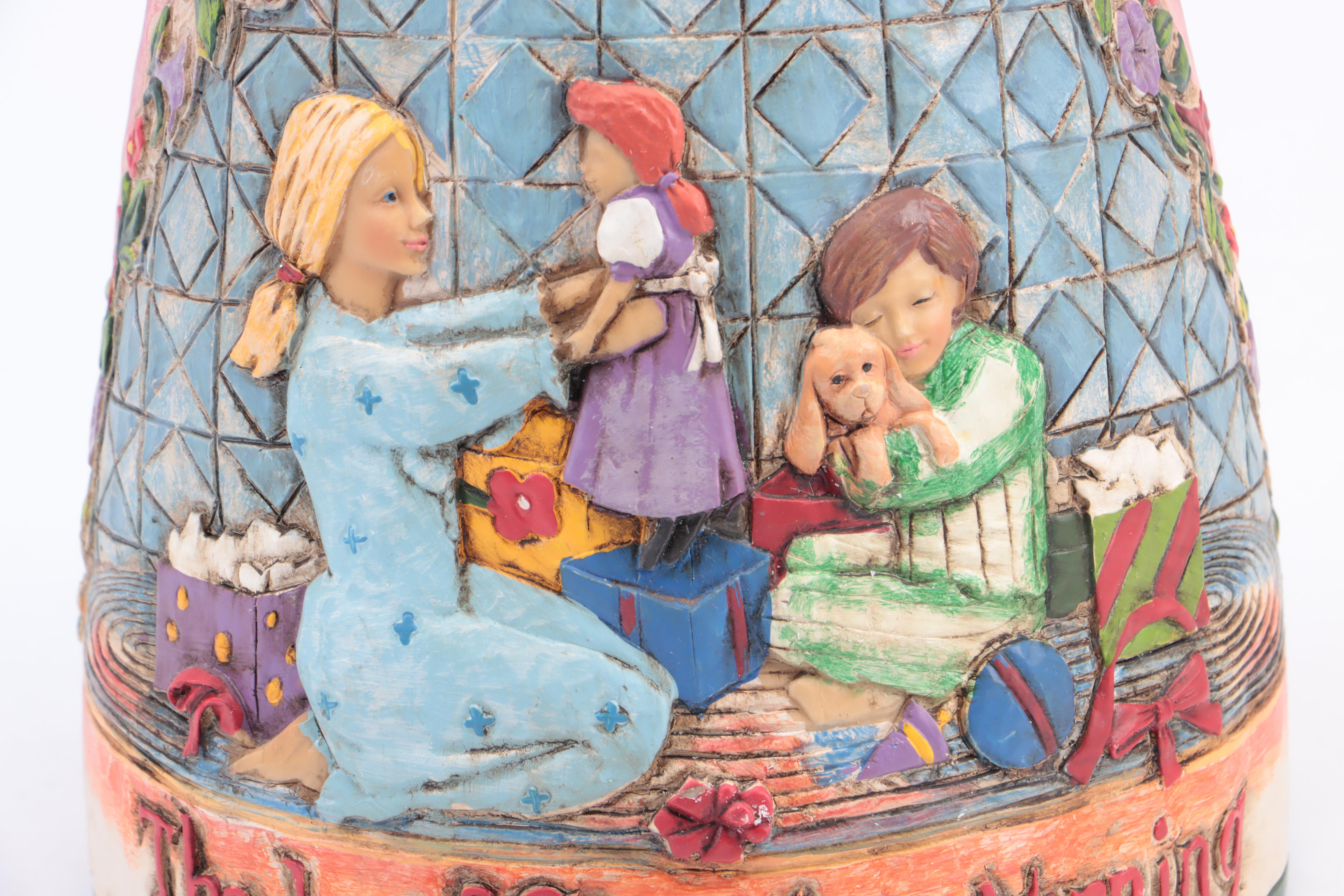 Jim Shore Snowman Musical Figurine with Other Jim Shore Holiday Figurines