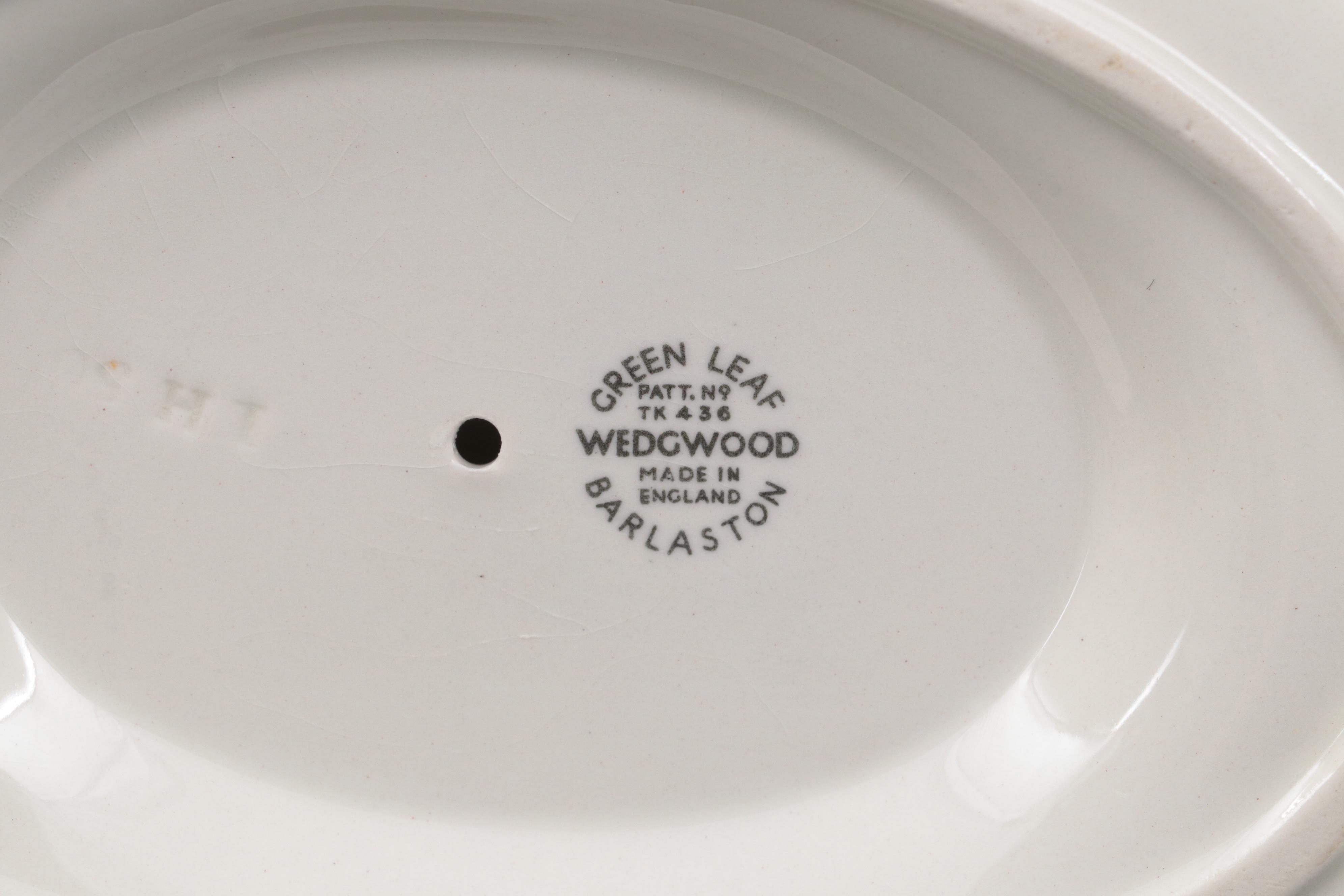 Wedgwood "Green Leaf" Dinnerware, 1949-1957