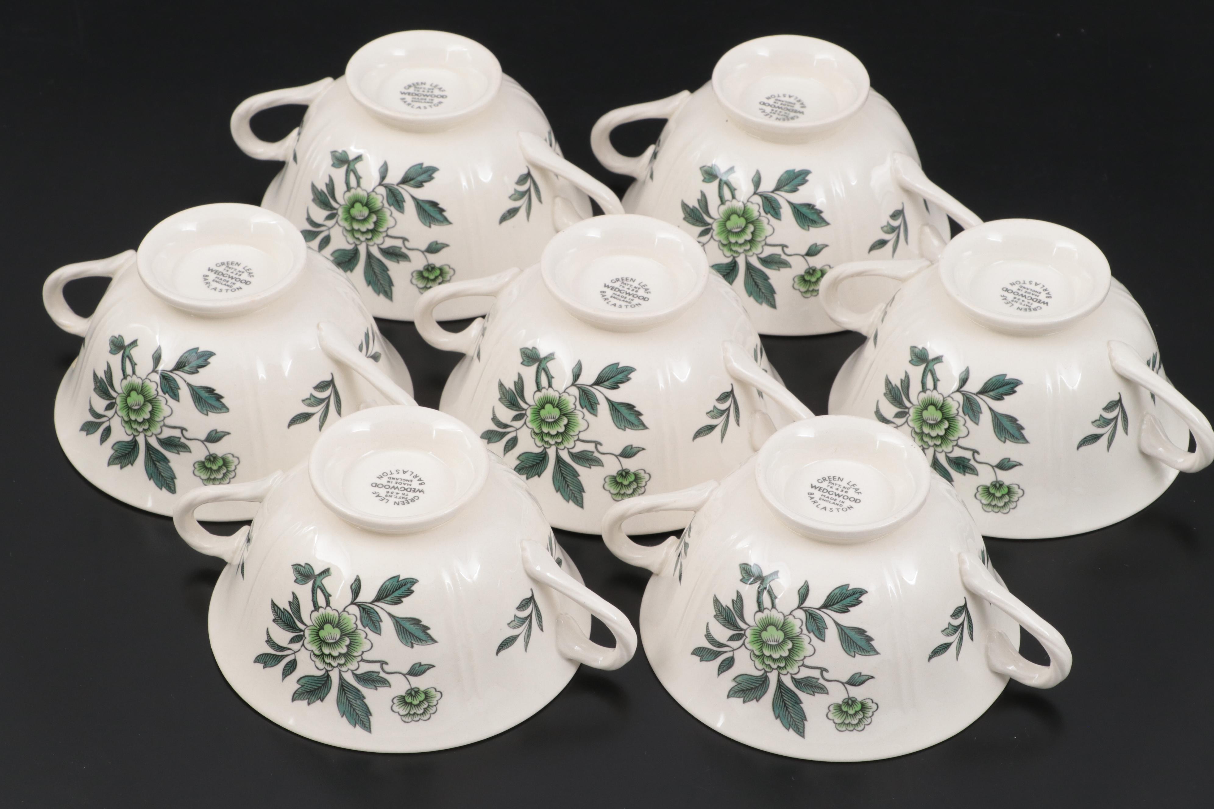 Wedgwood "Green Leaf" Dinnerware, 1949-1957