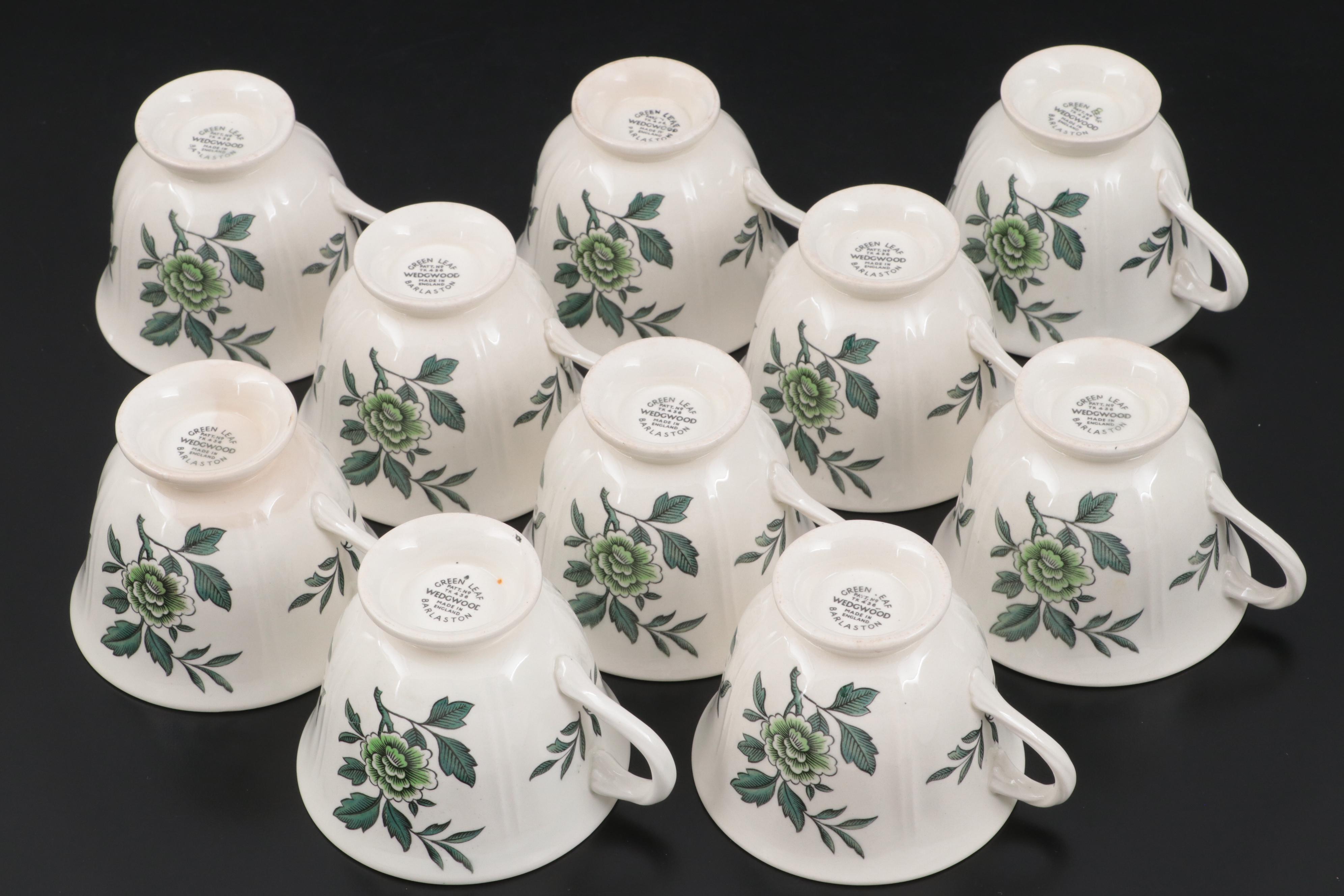 Wedgwood "Green Leaf" Dinnerware, 1949-1957