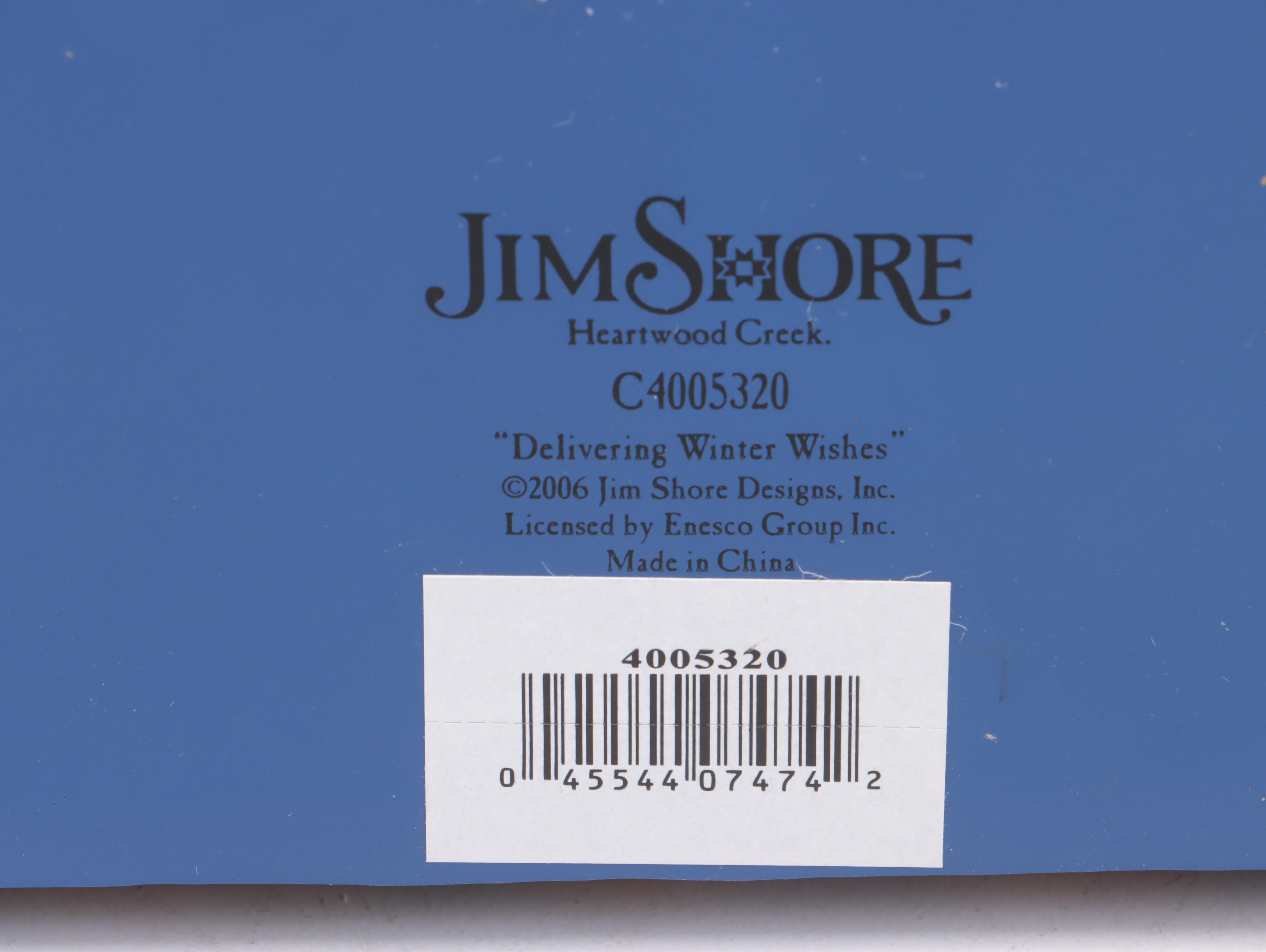 Jim Shore Snowman Musical Figurine with Other Jim Shore Holiday Figurines