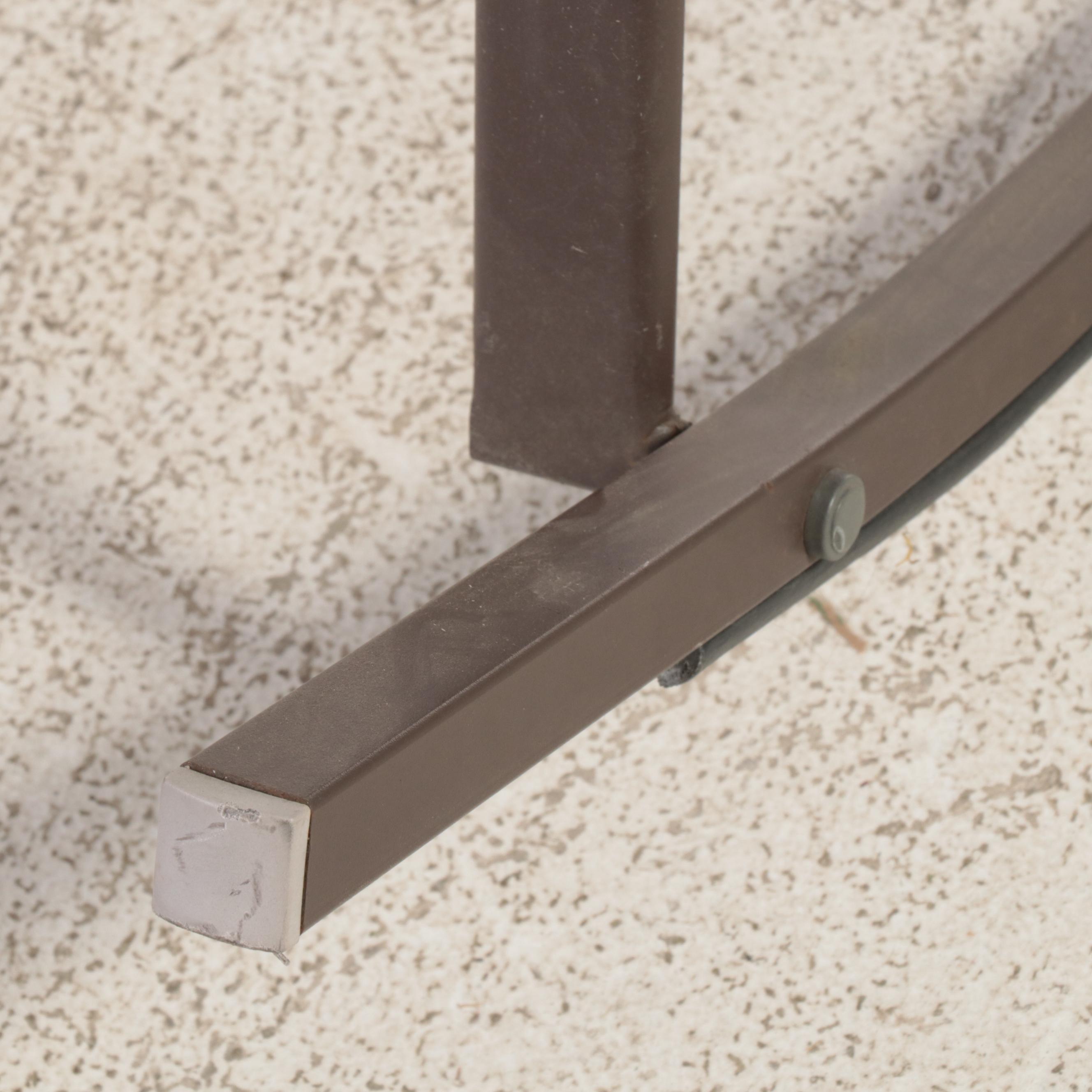 Pair of Powder-Coated Metal Stacking Patio Rockers