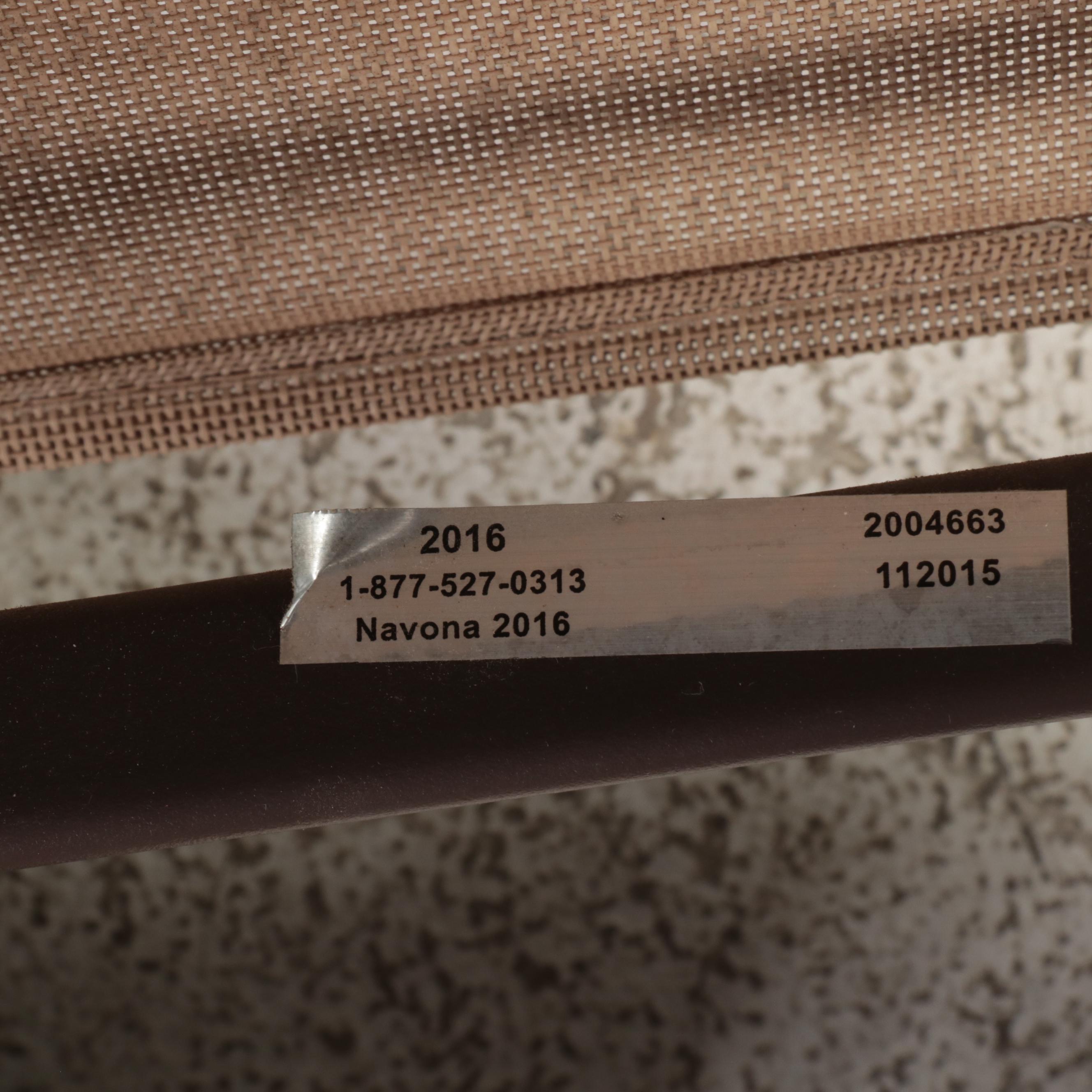 Pair of Powder-Coated Metal Stacking Patio Rockers