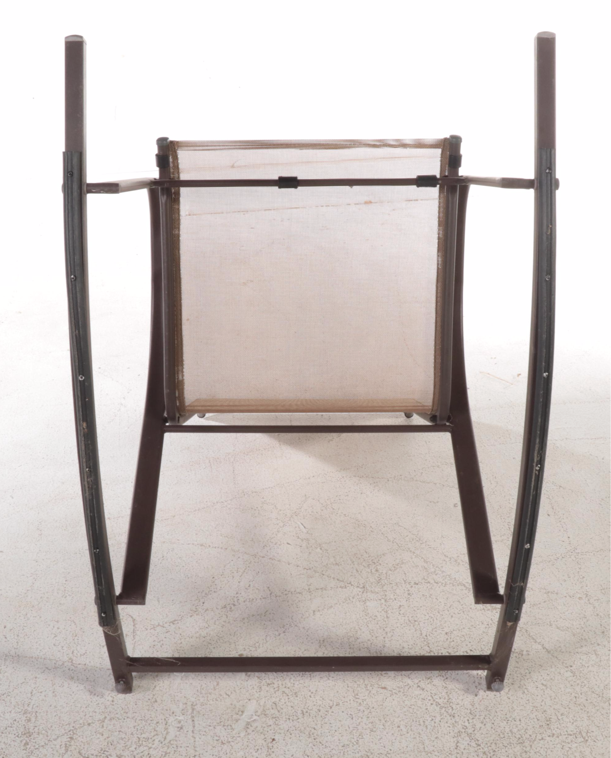 Pair of Powder-Coated Metal Stacking Patio Rockers