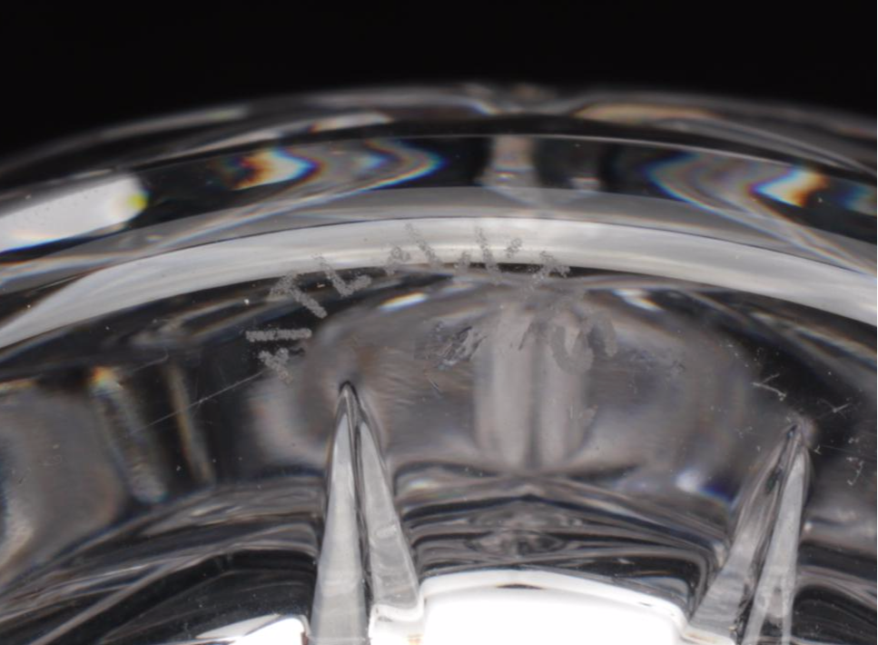 Tiffany & Co. "Plaid" Crystal Ice Bucket with Atlantis and Other Decanters