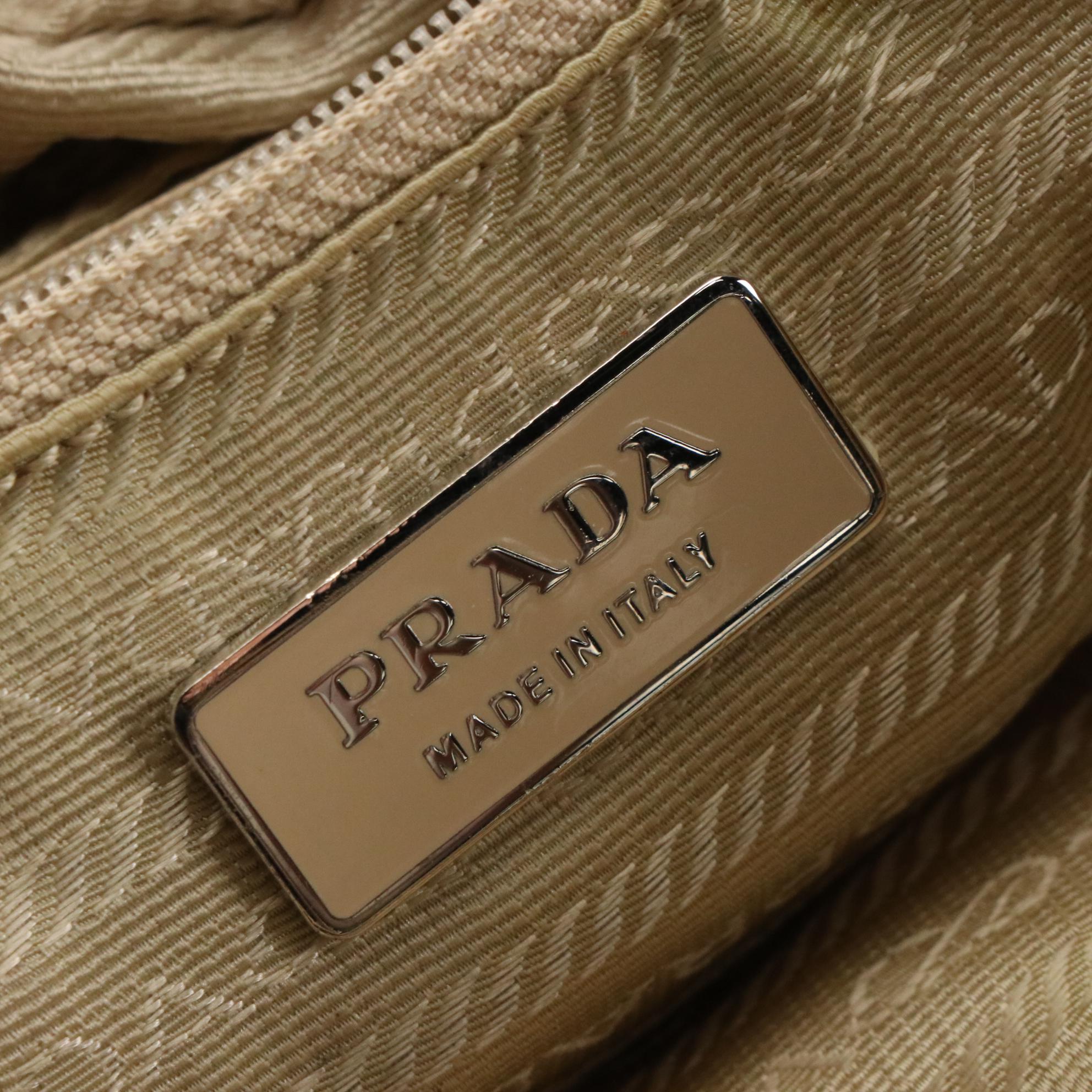 Prada Camera Bag in Nylon with Patent Leather Trim