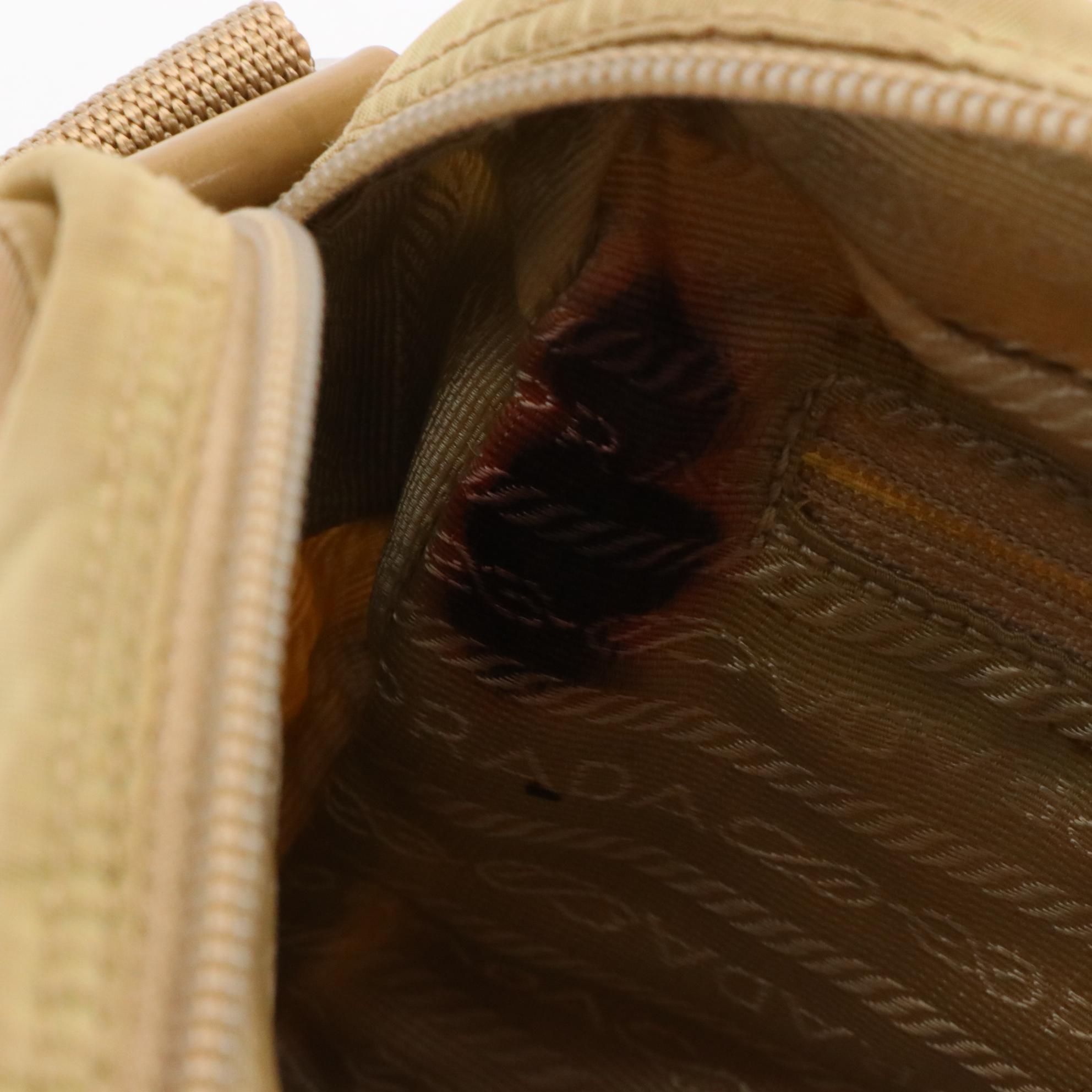 Prada Camera Bag in Nylon with Patent Leather Trim