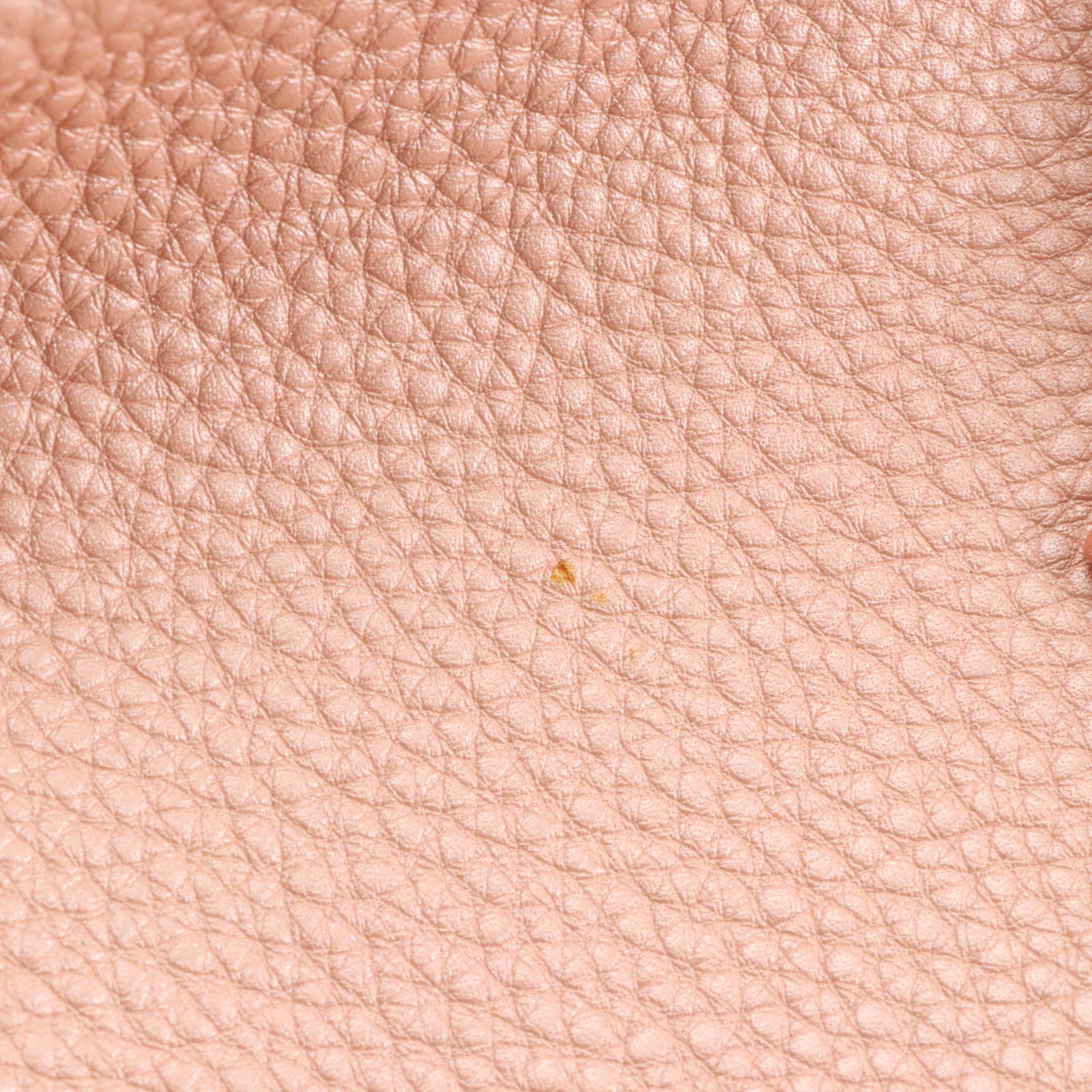 Fendi Selleria Grain Leather Tote Bag with Running Stitch Detailing