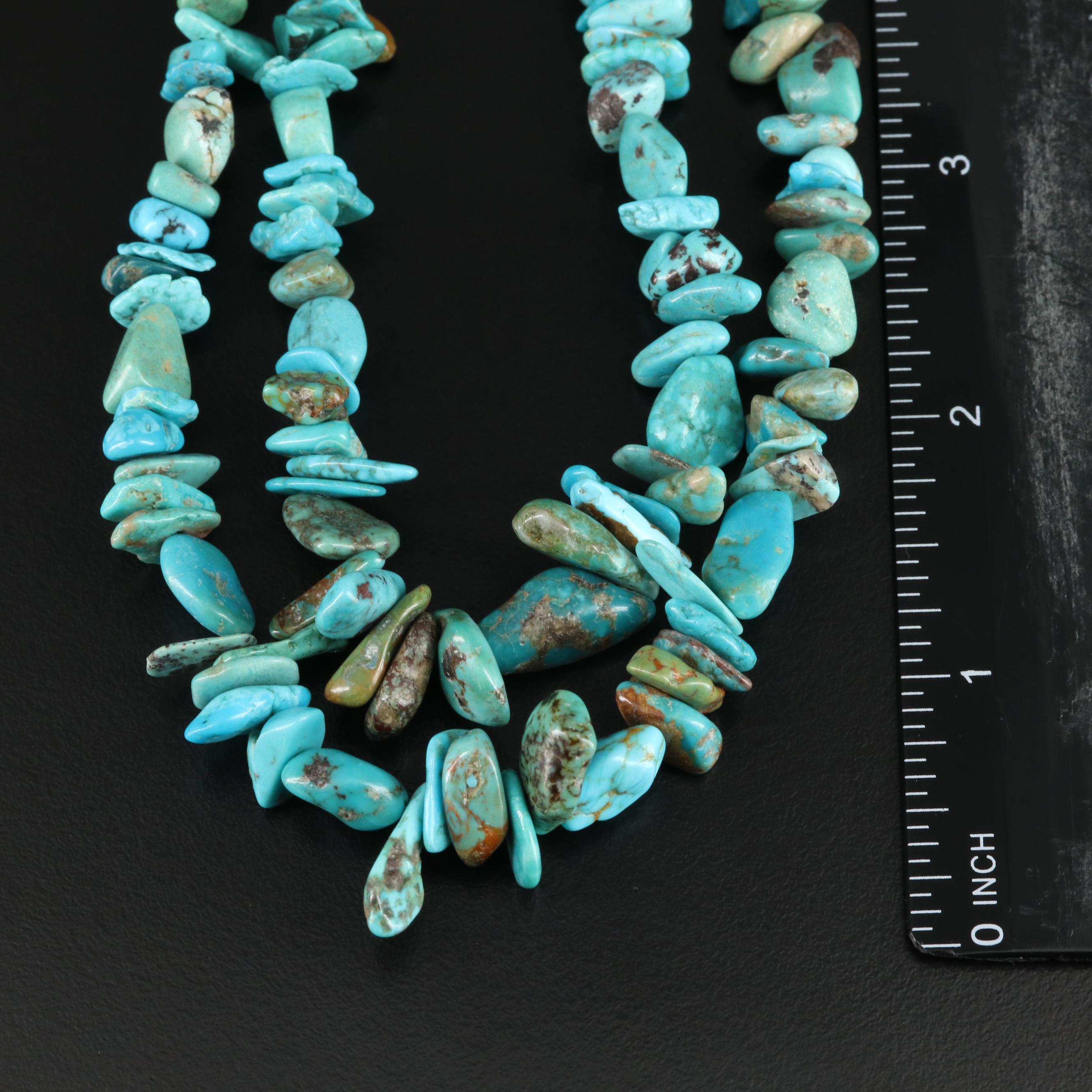 Desert Rose Trading Sterling Turquoise Necklace