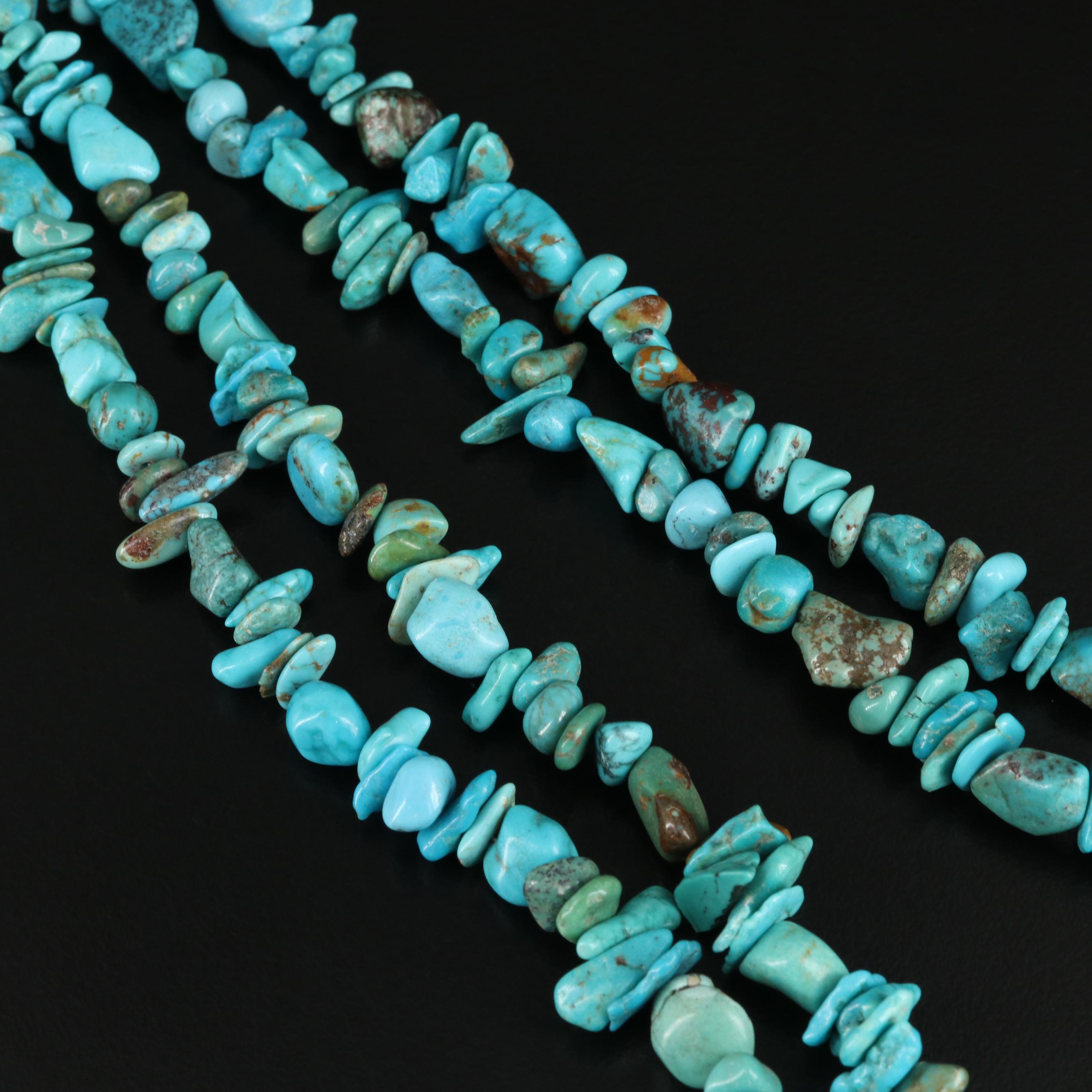 Desert Rose Trading Sterling Turquoise Necklace