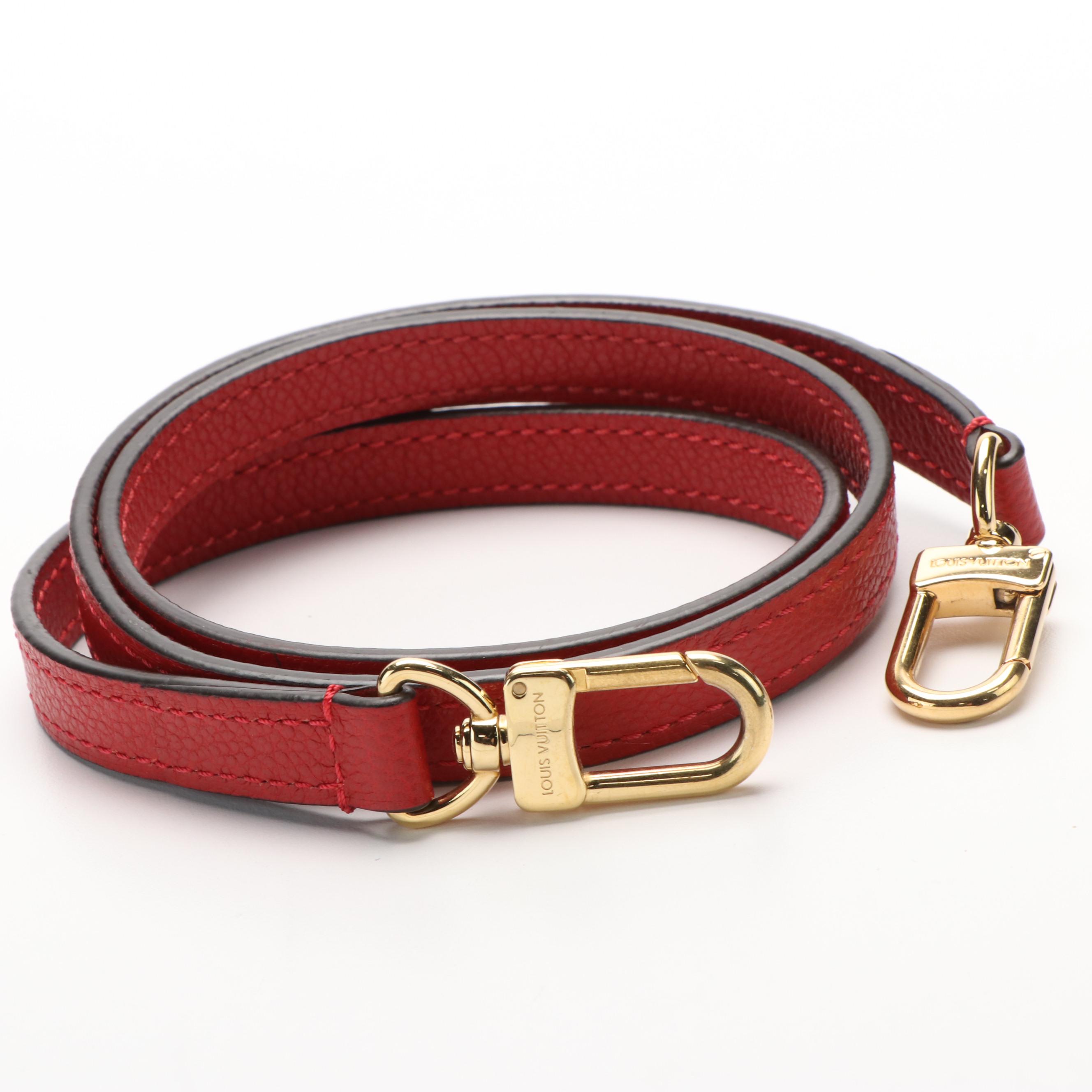 Louis Vuitton Venus Shoulder Bag in Cerise Leather and Monogram Canvas