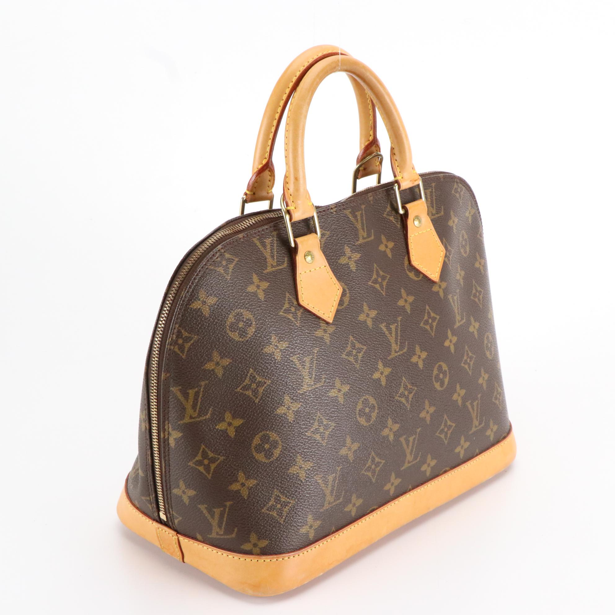 Louis Vuitton Alma PM in Monogram Canvas and Vachetta Leather