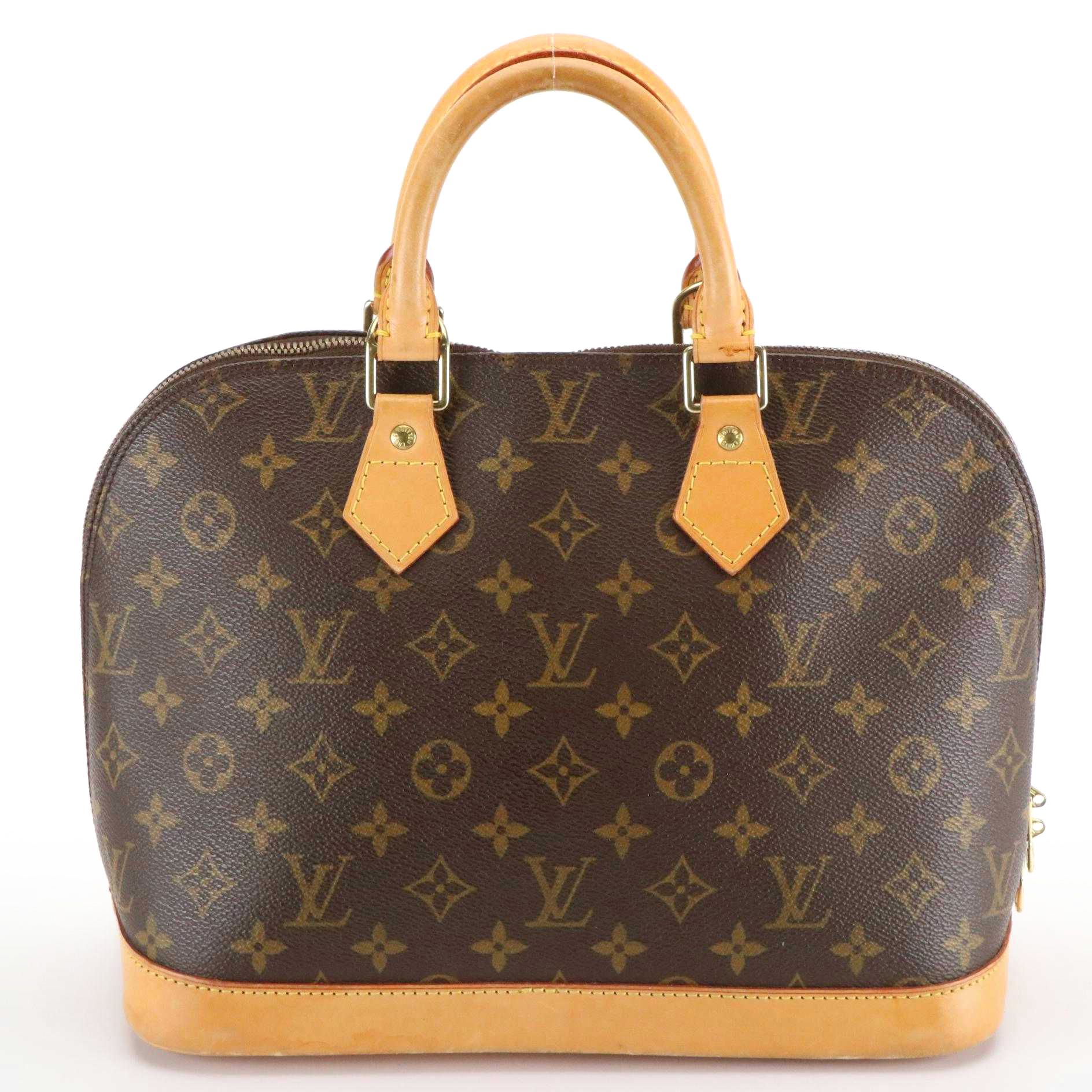 Louis Vuitton Alma PM in Monogram Canvas and Vachetta Leather