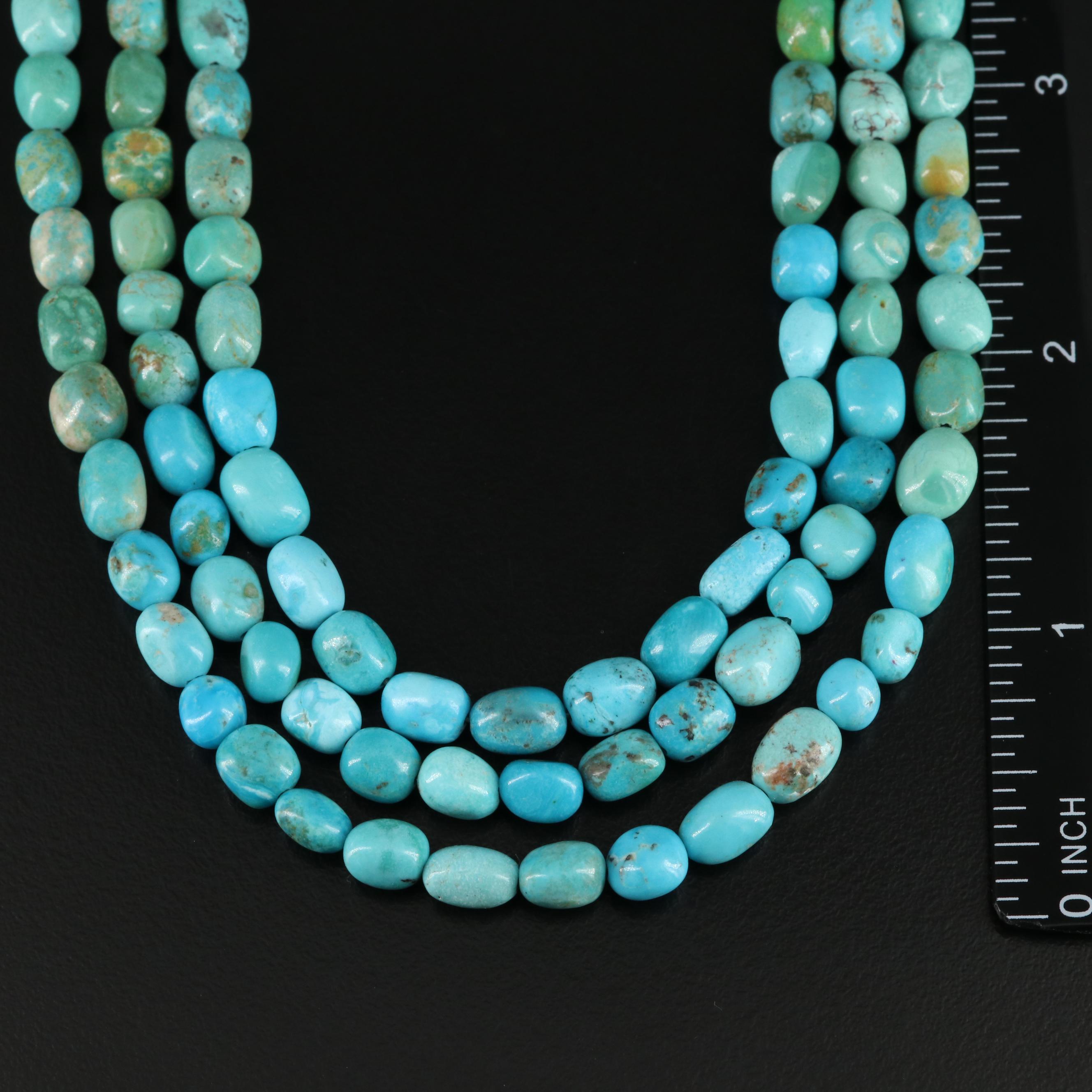 Desert Rose Trading Sterling Tiered Necklace