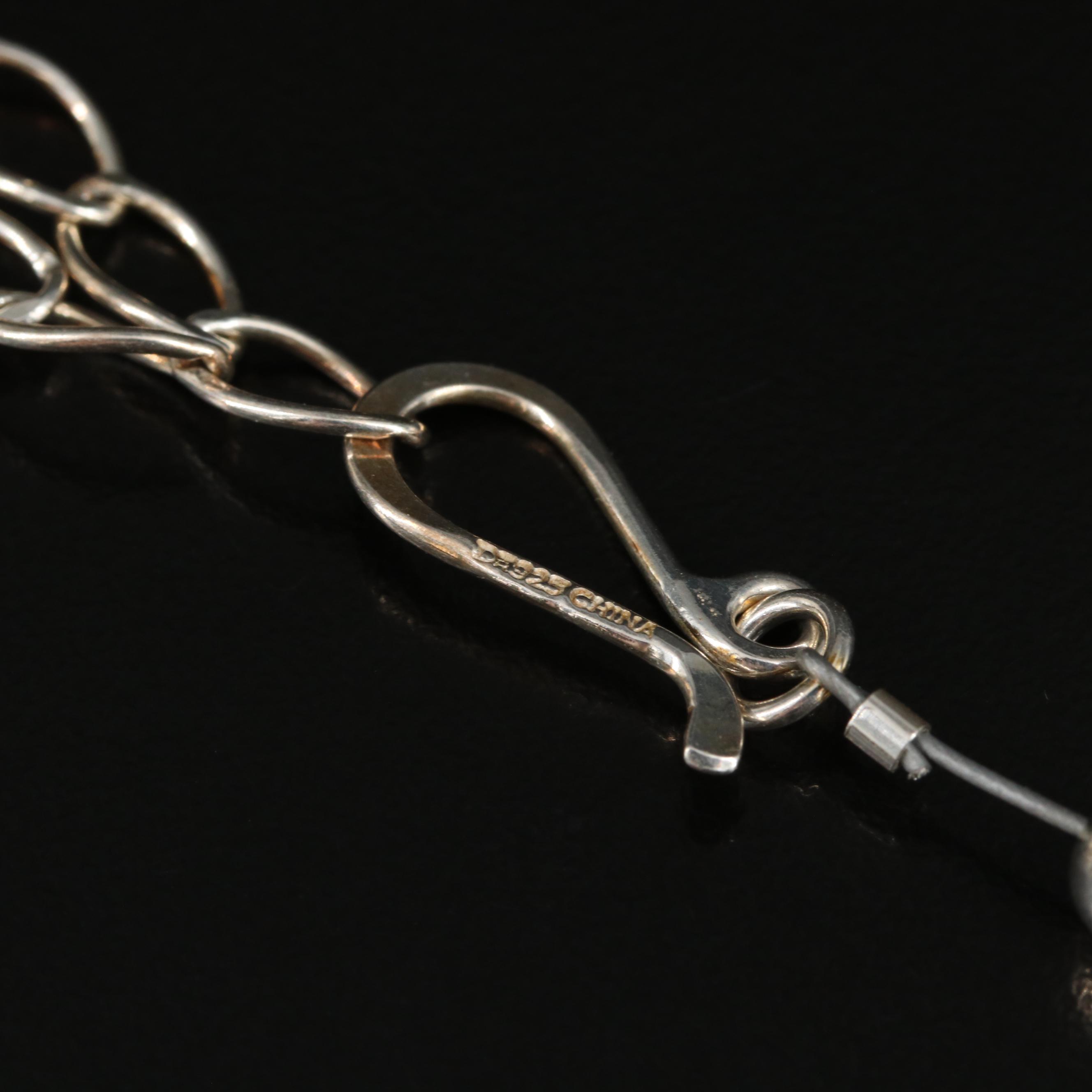 Desert Rose Trading Sterling Common Opal Graduated Necklace