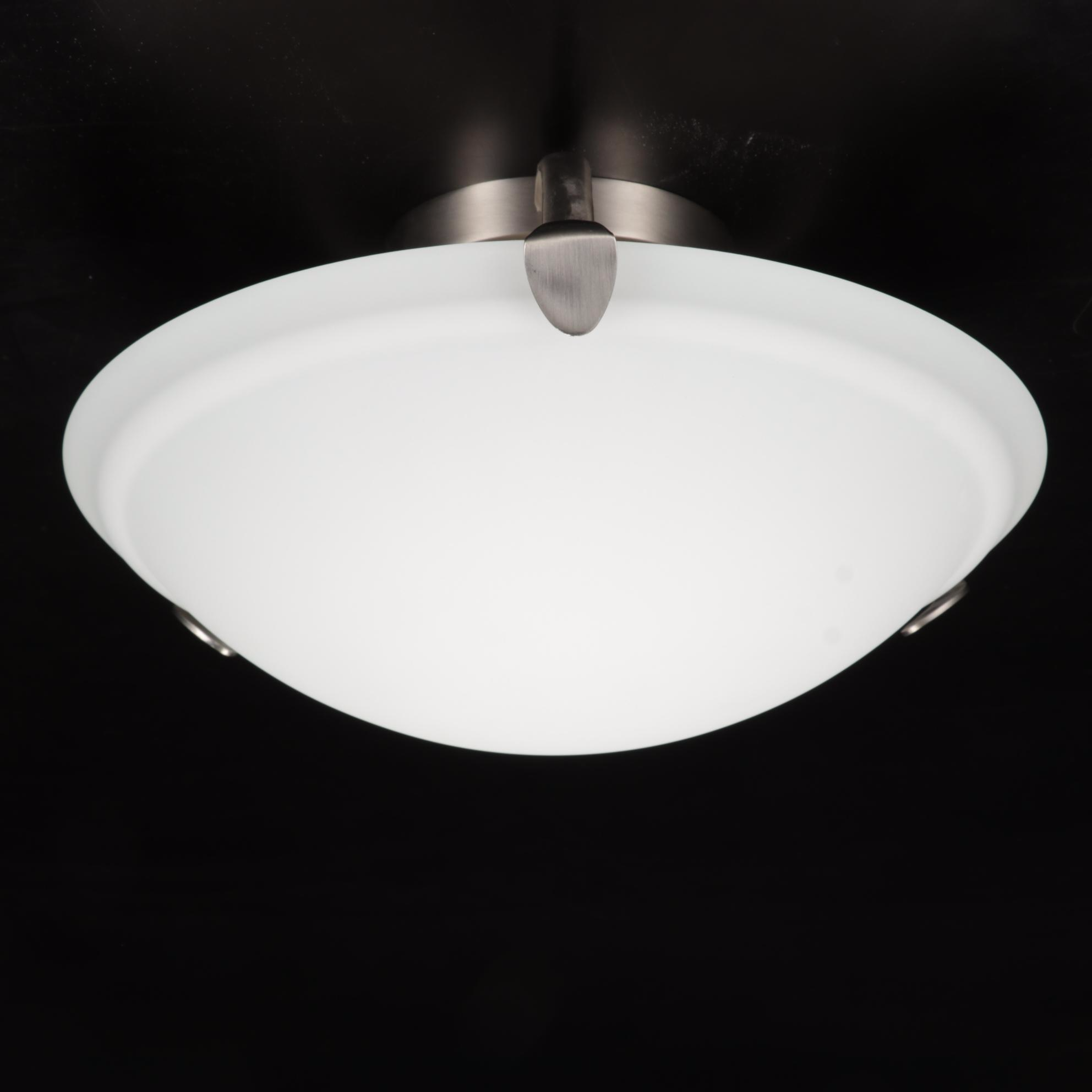 Brushed Nickel Finished Ceiling Light Fixture