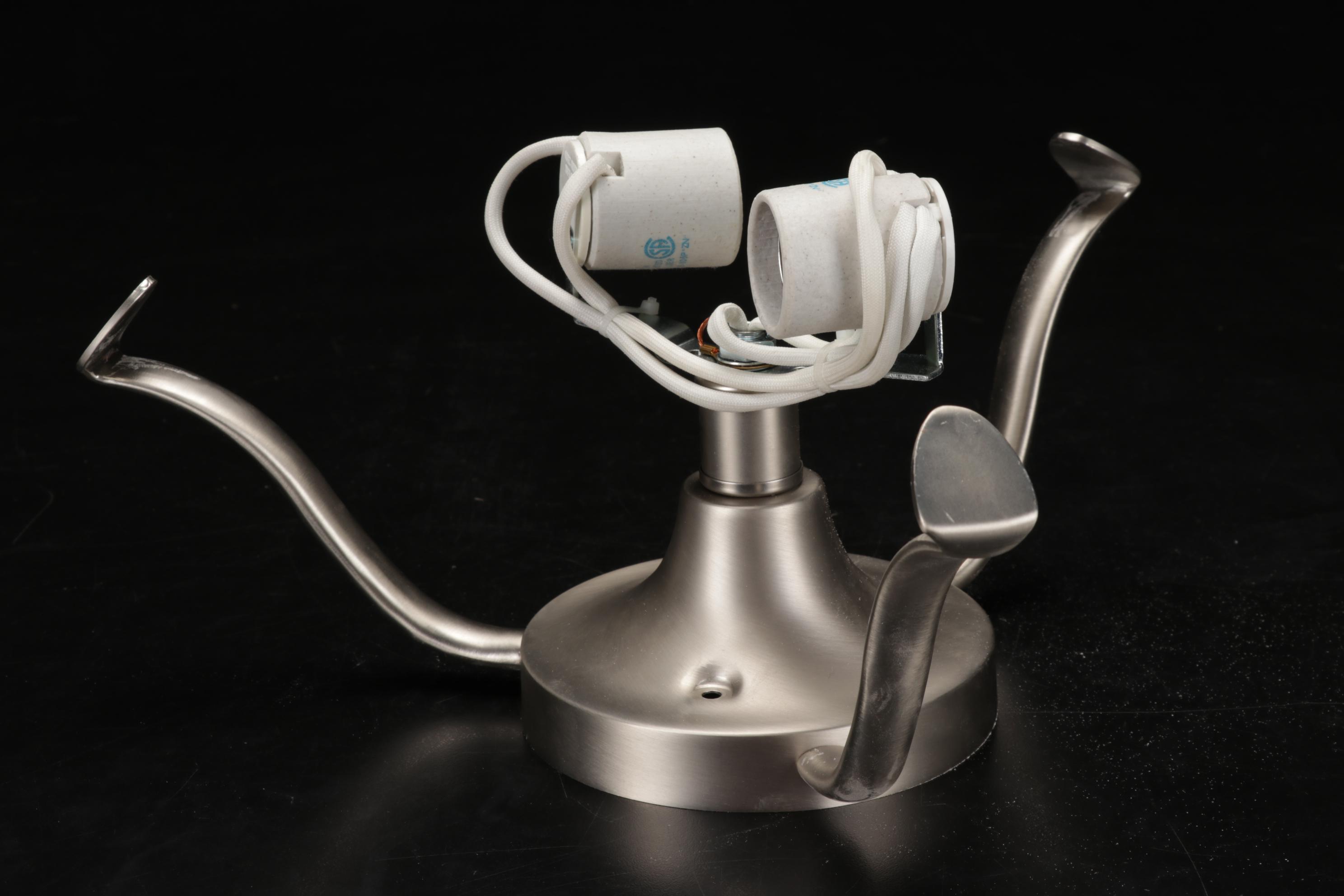 Brushed Nickel Finished Ceiling Light Fixture