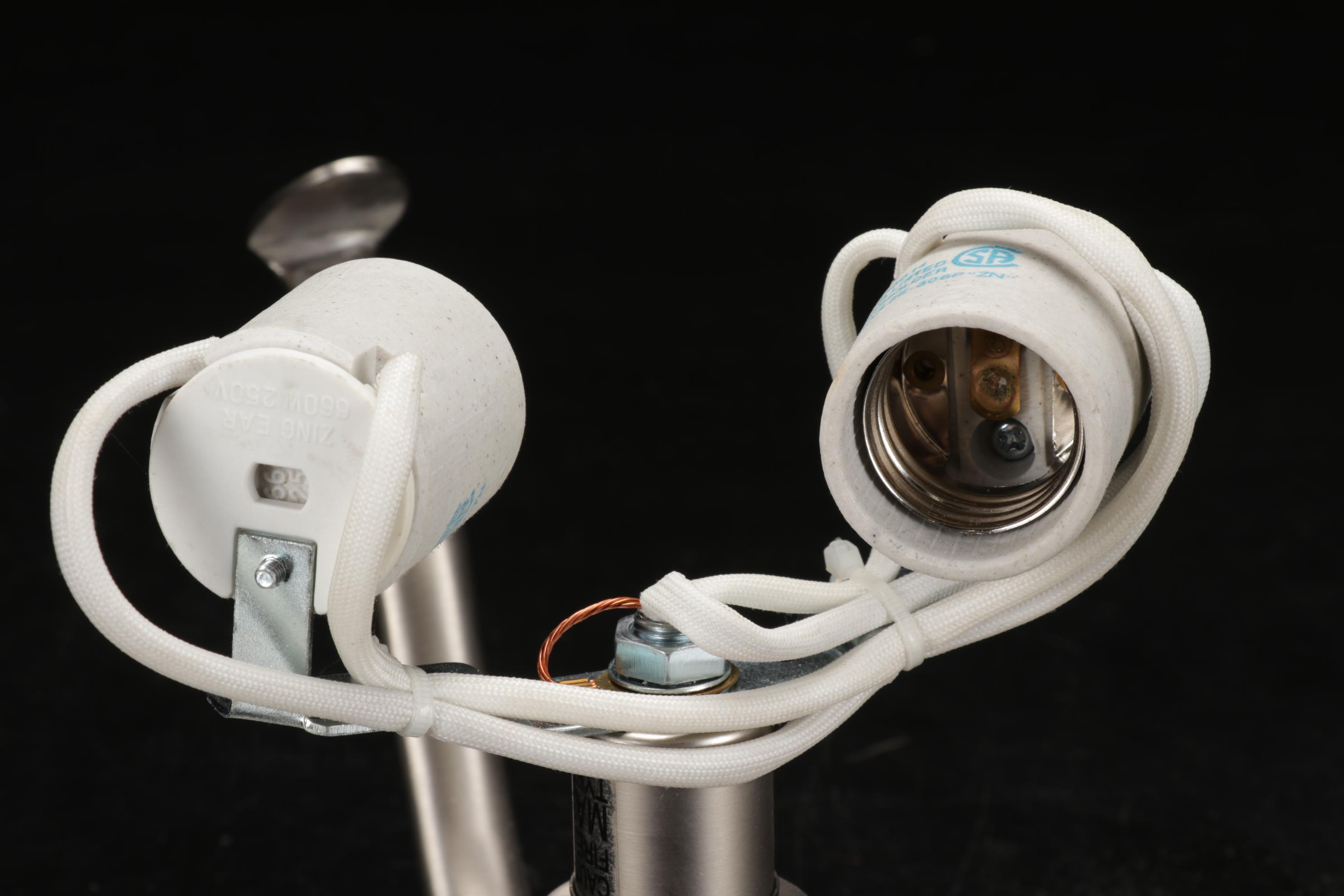 Brushed Nickel Finished Ceiling Light Fixture