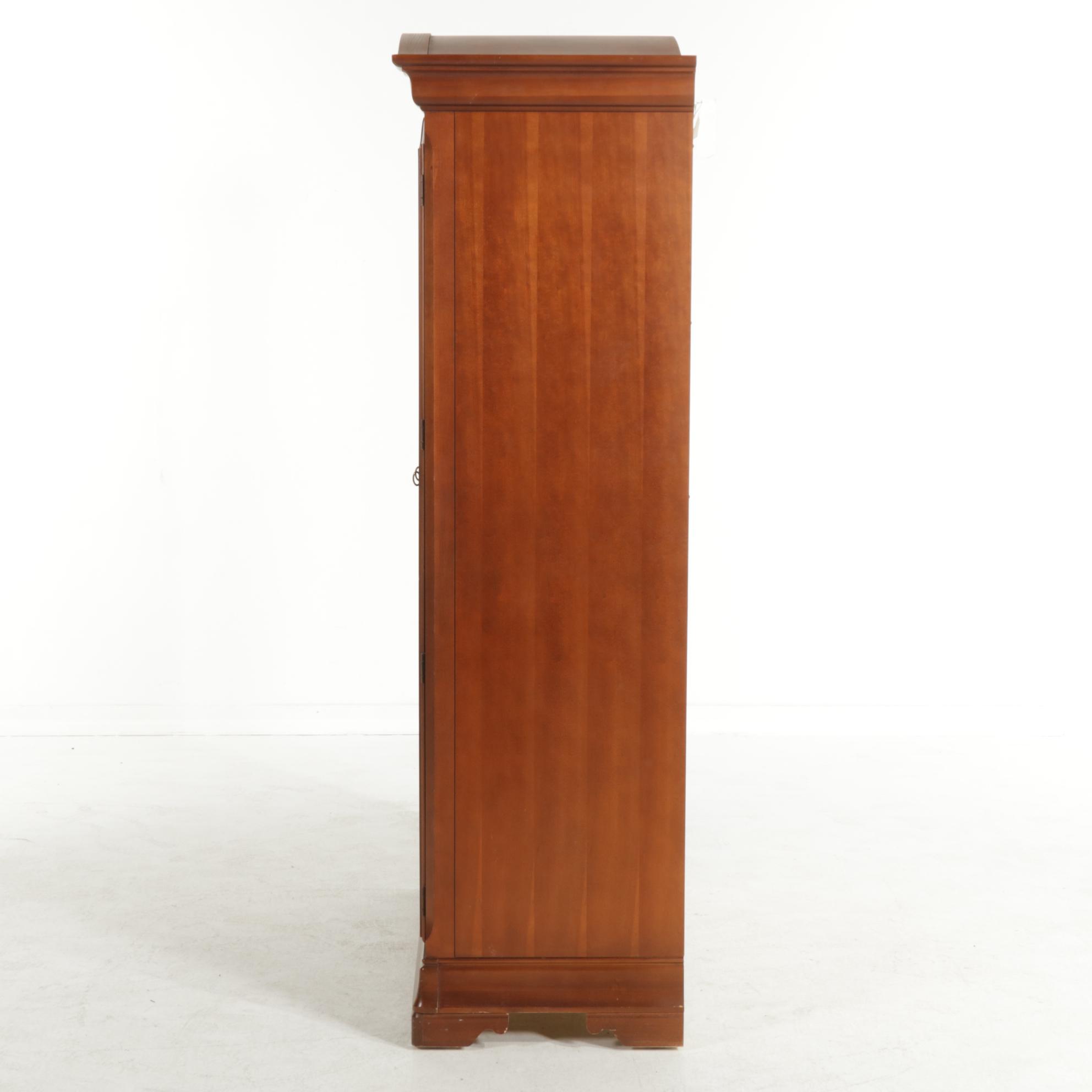 Thomasville Impressions "Martinique" Cherry Armoire in Merlot Finish