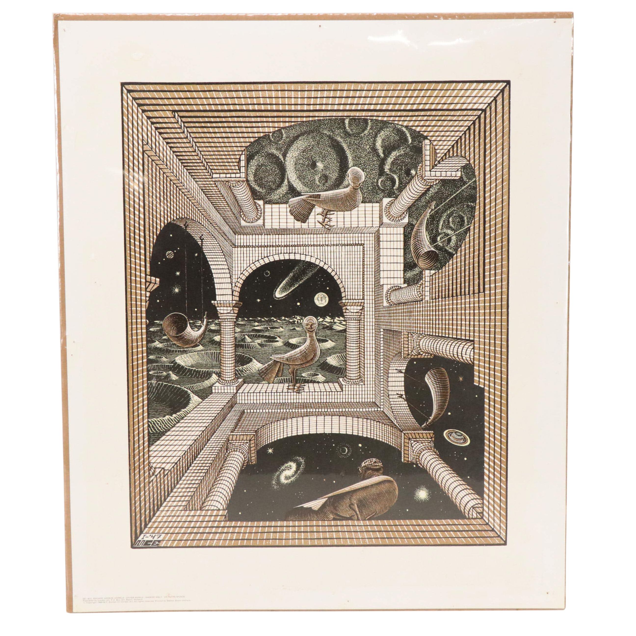 MC Escher "Another World" Print