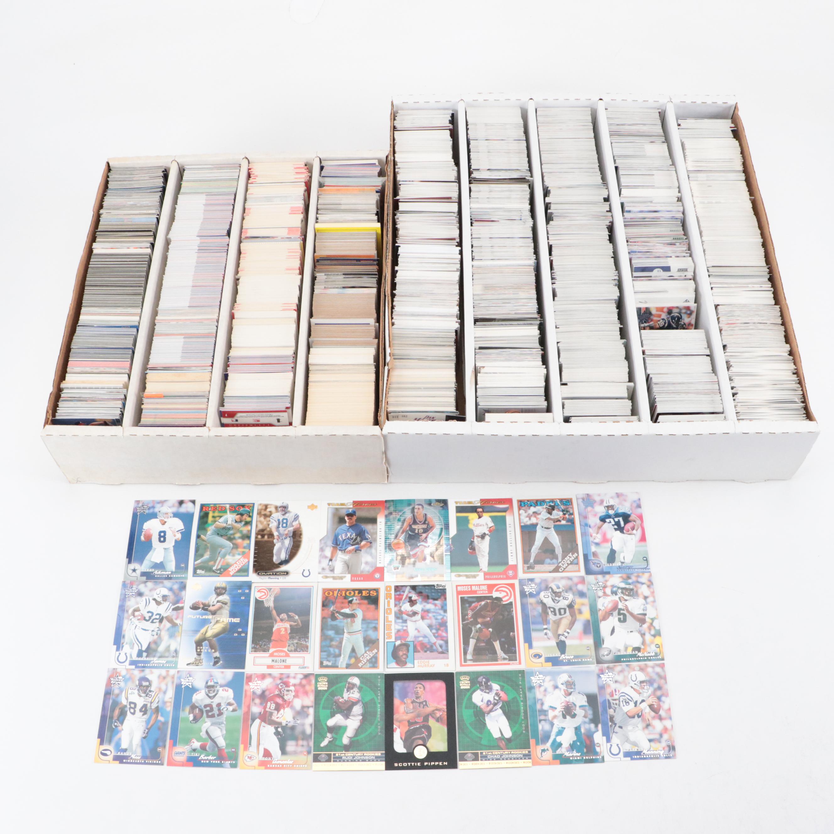 Topps Finest with Other Sports Cards Featuring Peyton Manning and More