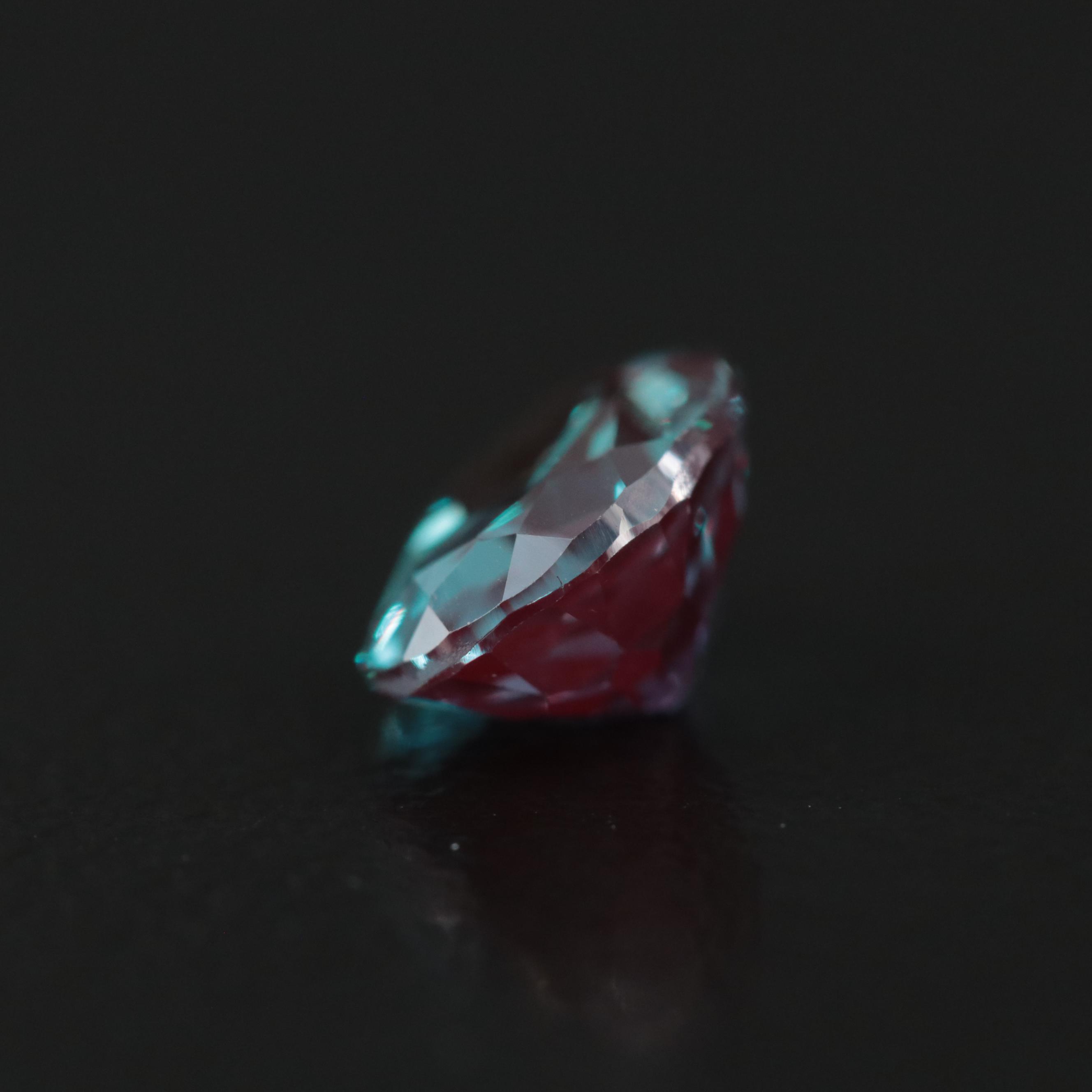 Loose 1.51 CT Lab Grown Alexandrite