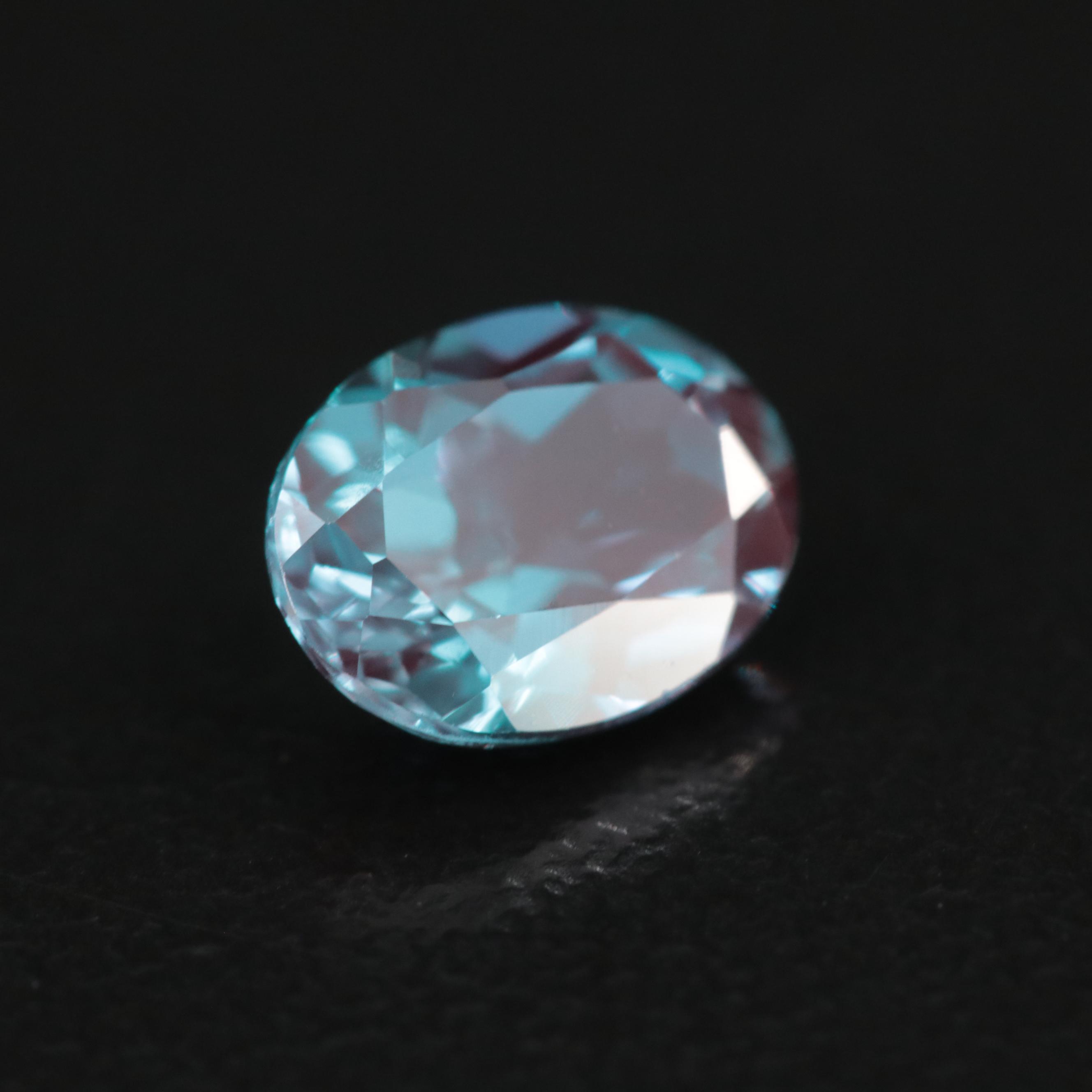 Loose 1.51 CT Lab Grown Alexandrite