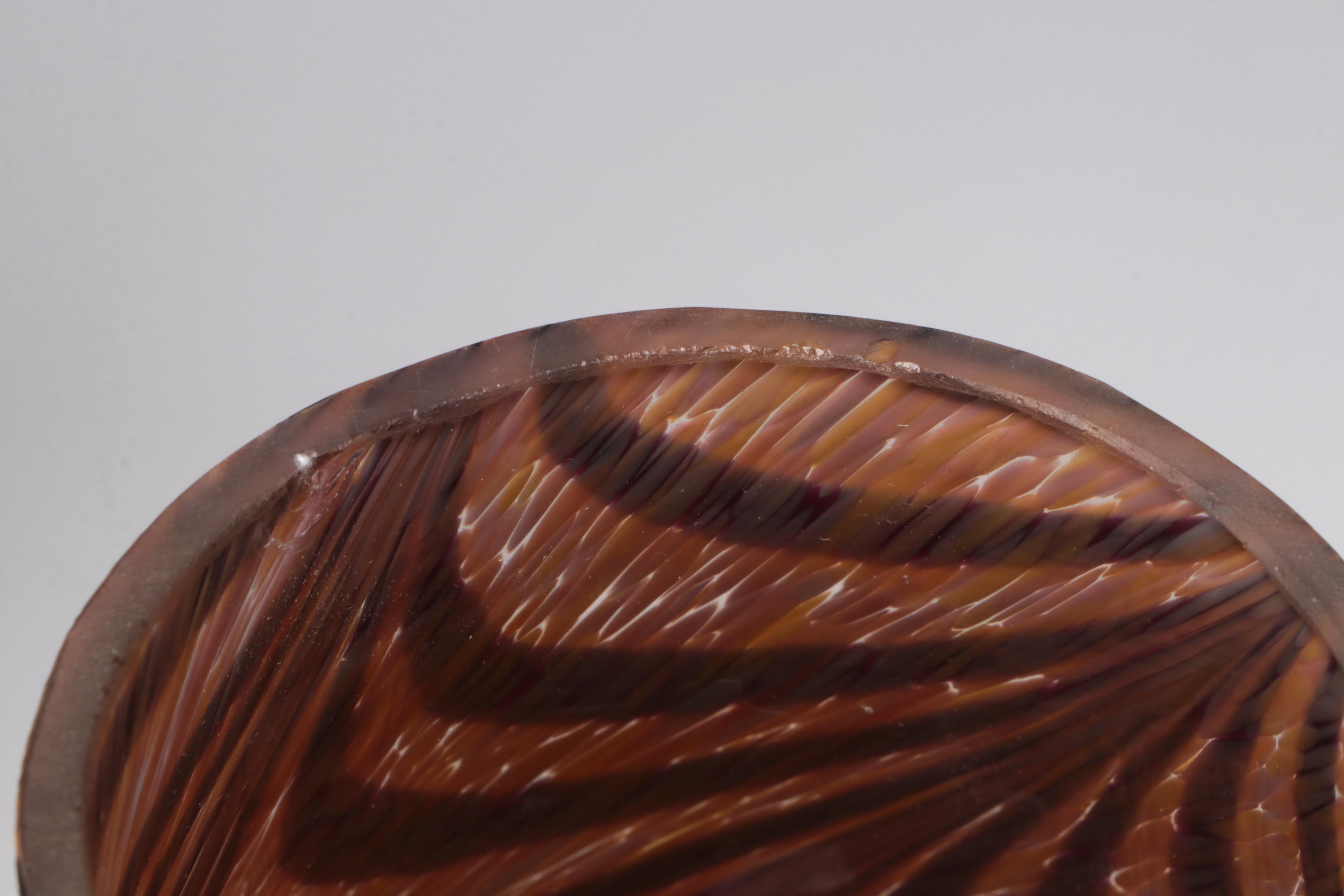 High Gloss Ceramic Vase with Other Striped Pattern Glass Vase