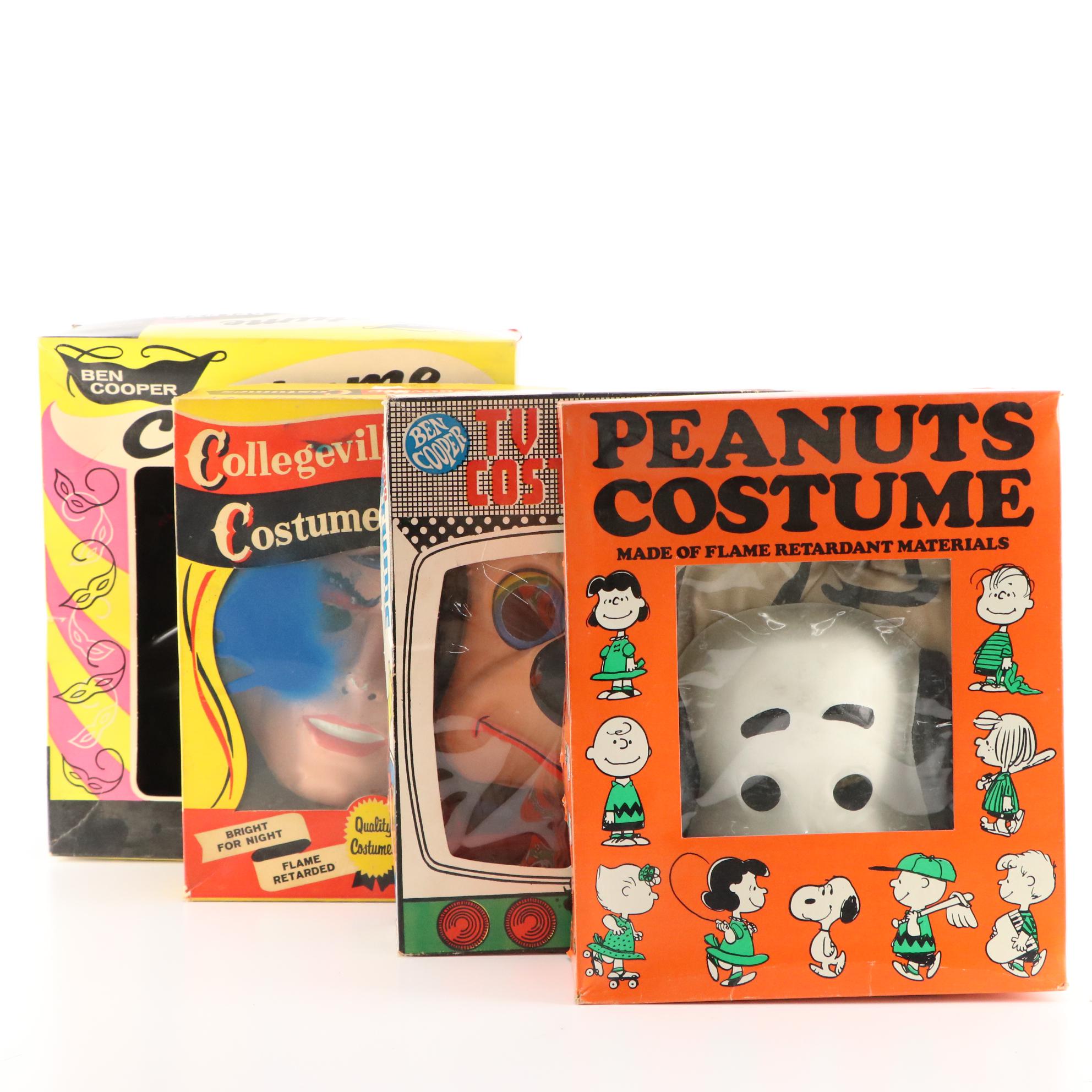 Children's Licensed Movie and Television Character Costumes with Masks and Boxes