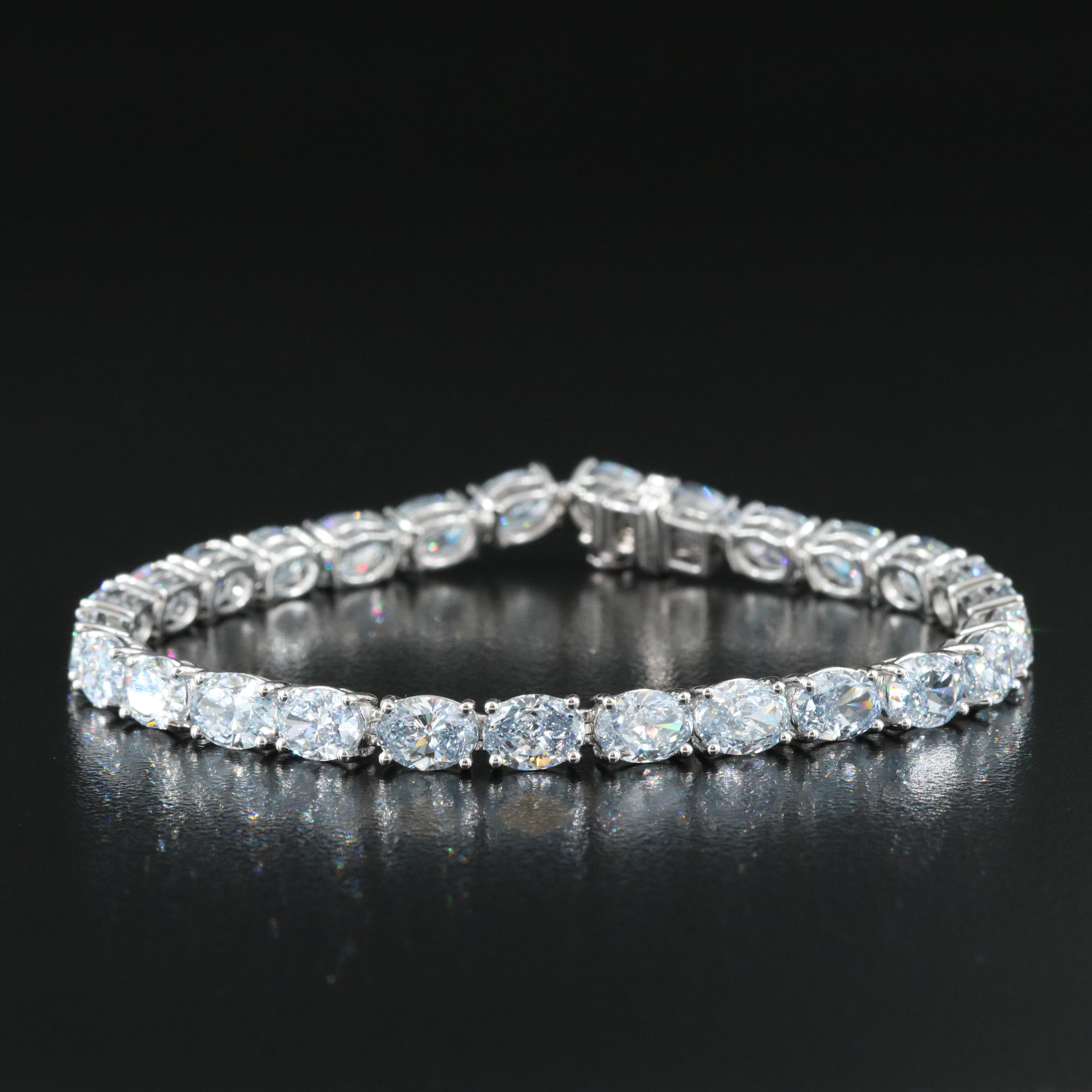 14K 18.00 CTW Lab Grown Diamond Bracelet