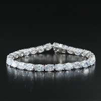 14K 18.00 CTW Lab Grown Diamond Bracelet