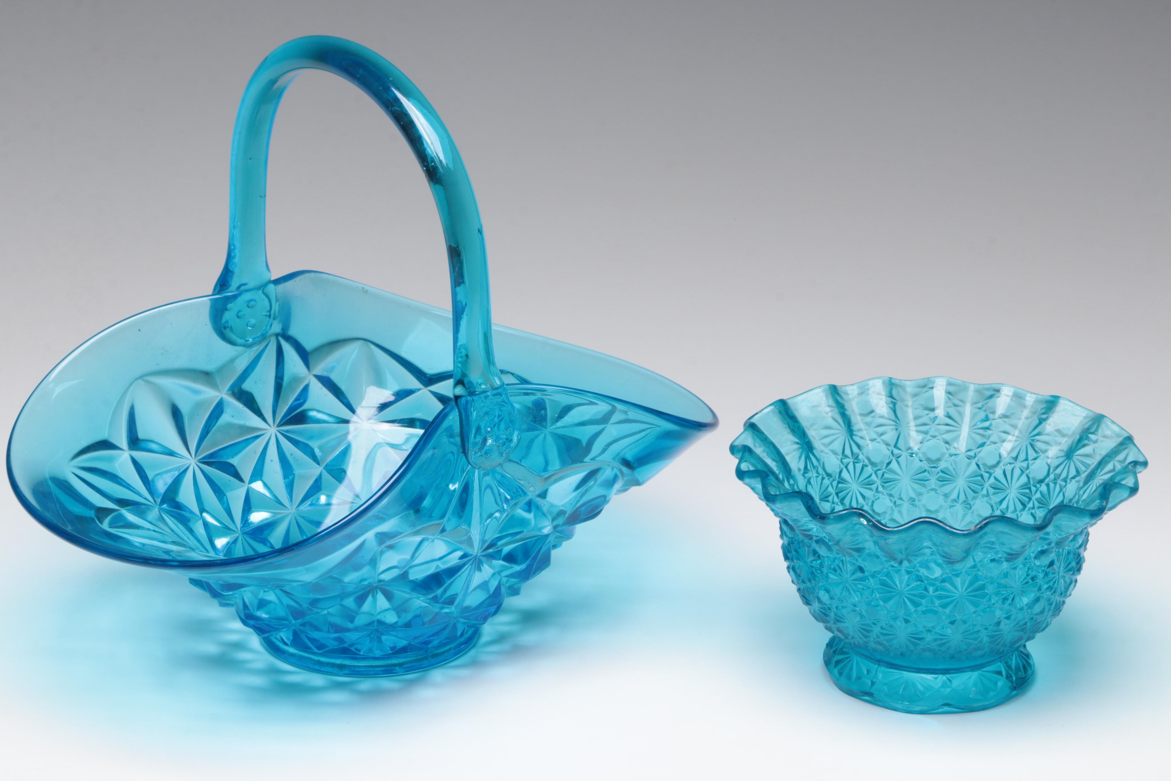 Anchor Hocking "Fairfield Light Blue" Nappy and More