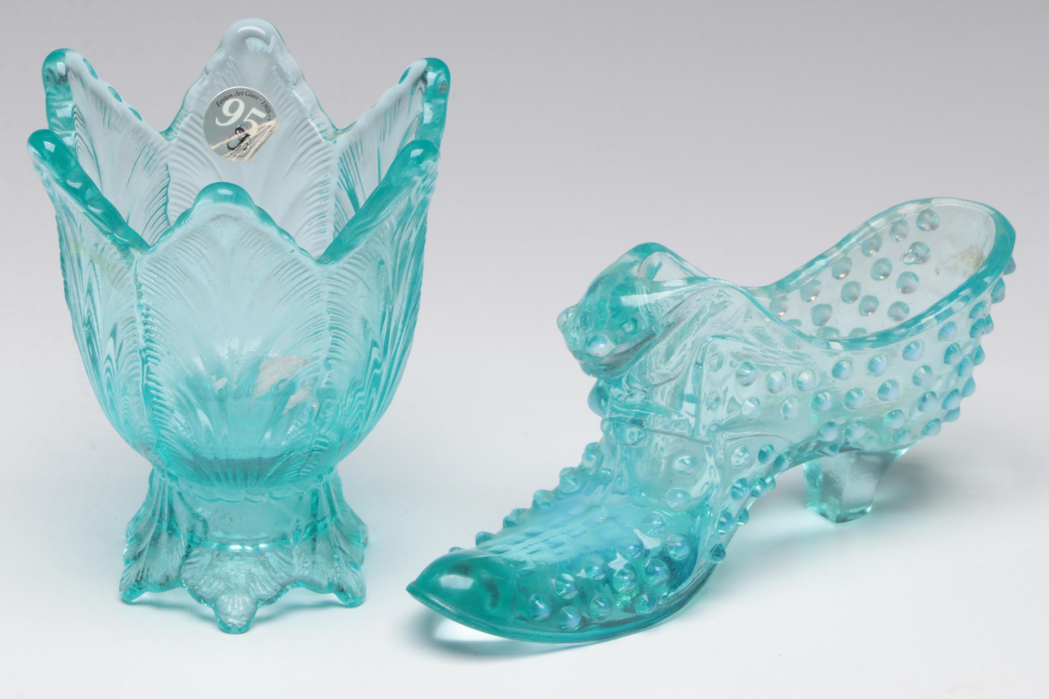 Anchor Hocking "Fairfield Light Blue" Nappy and More