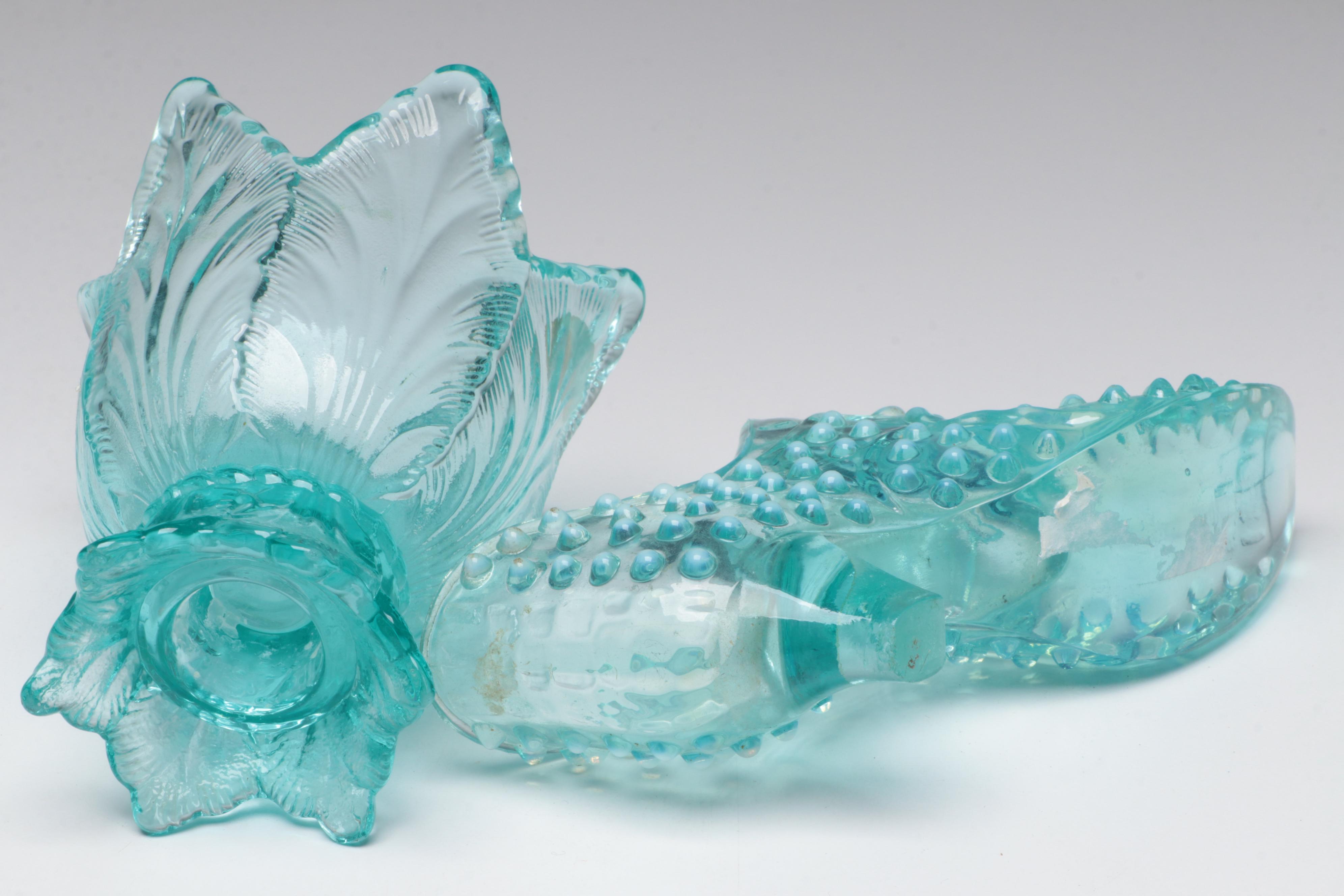 Anchor Hocking "Fairfield Light Blue" Nappy and More